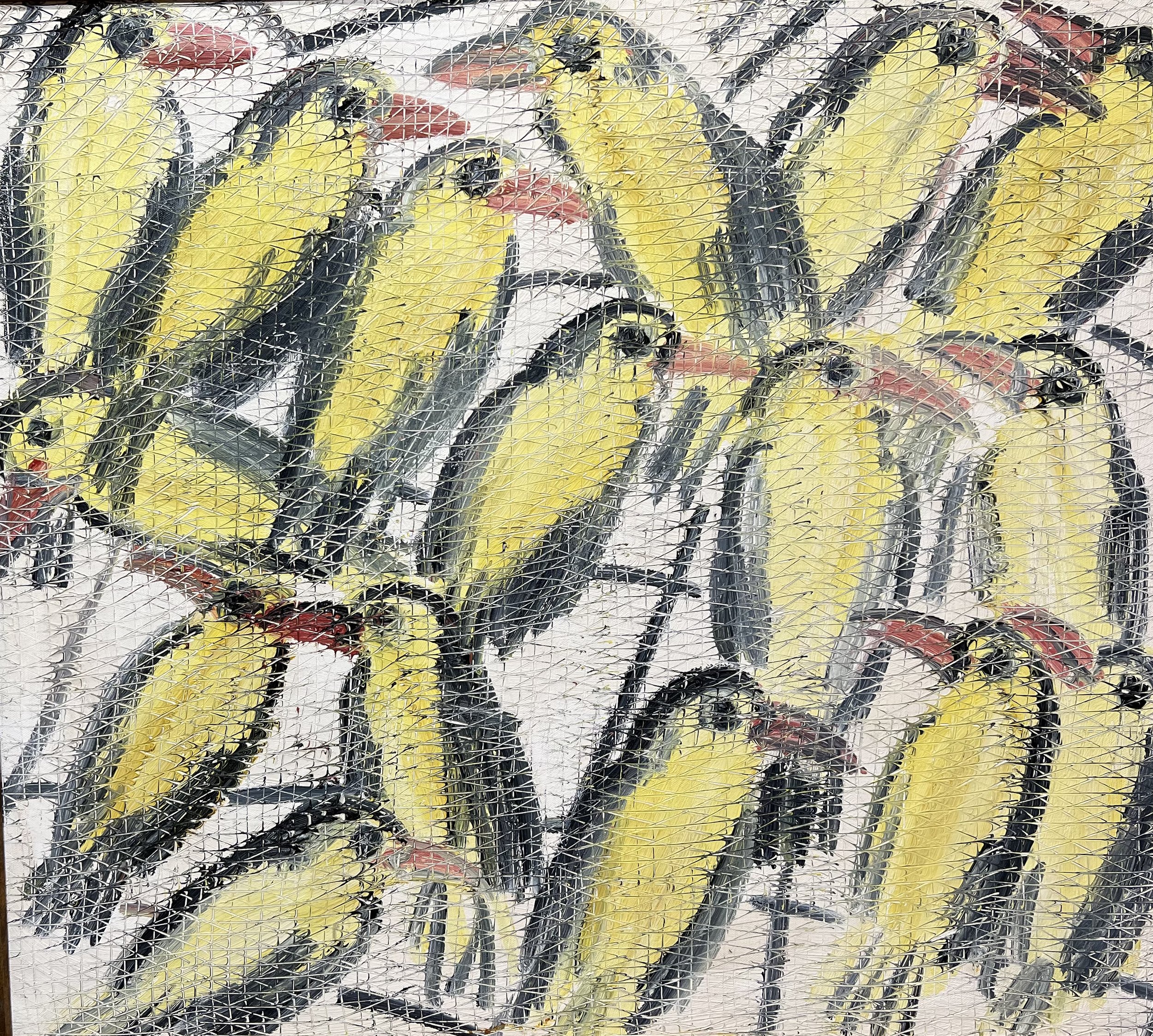 Hunt Slonem
Orioles, 2000
oil on canvas
25 x 29"