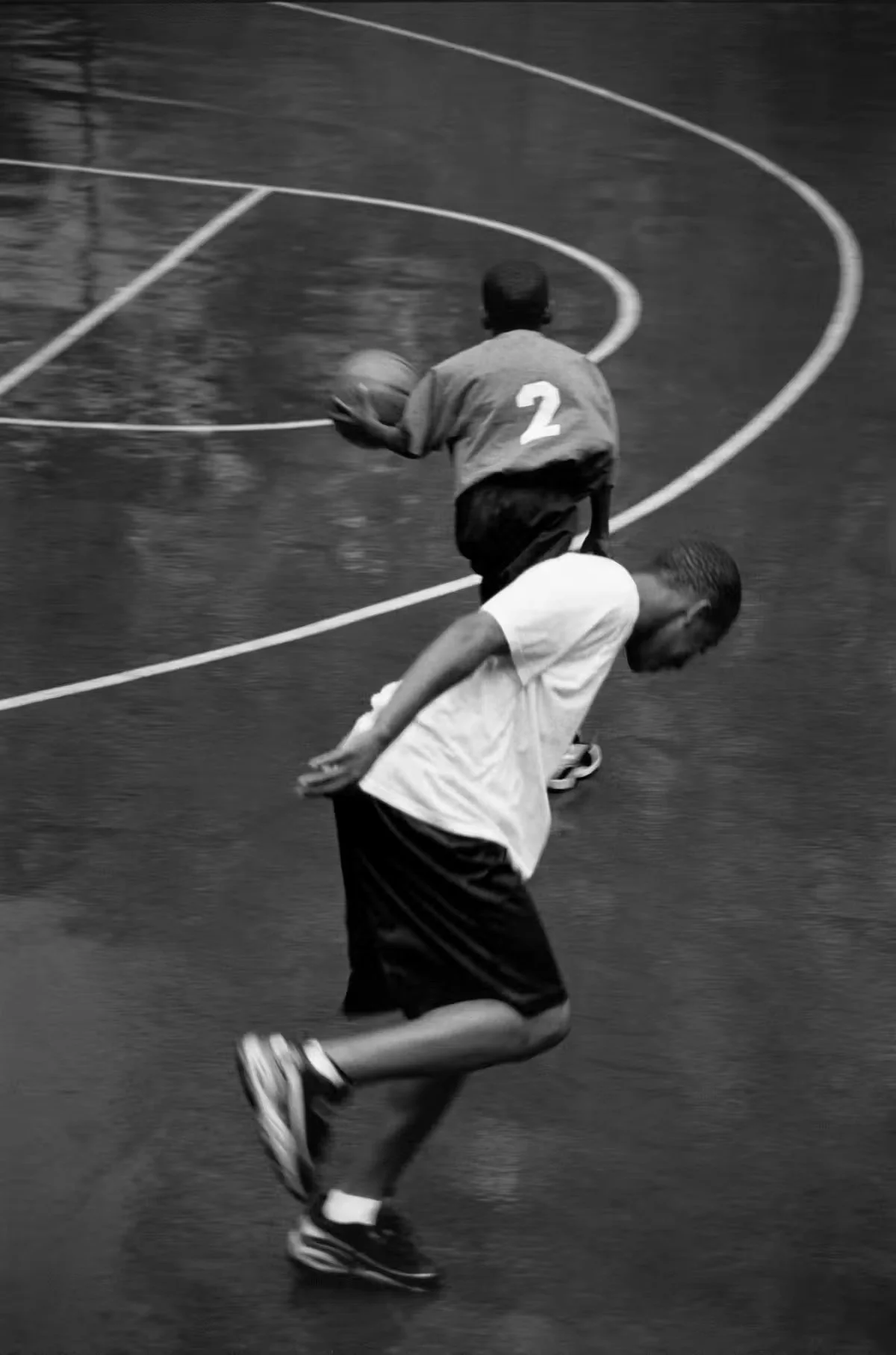 Holcombe Rucker Playground, Harlem, New York, Ed. 10/15, 1999, gelatin silver print, 20 x 16 in.