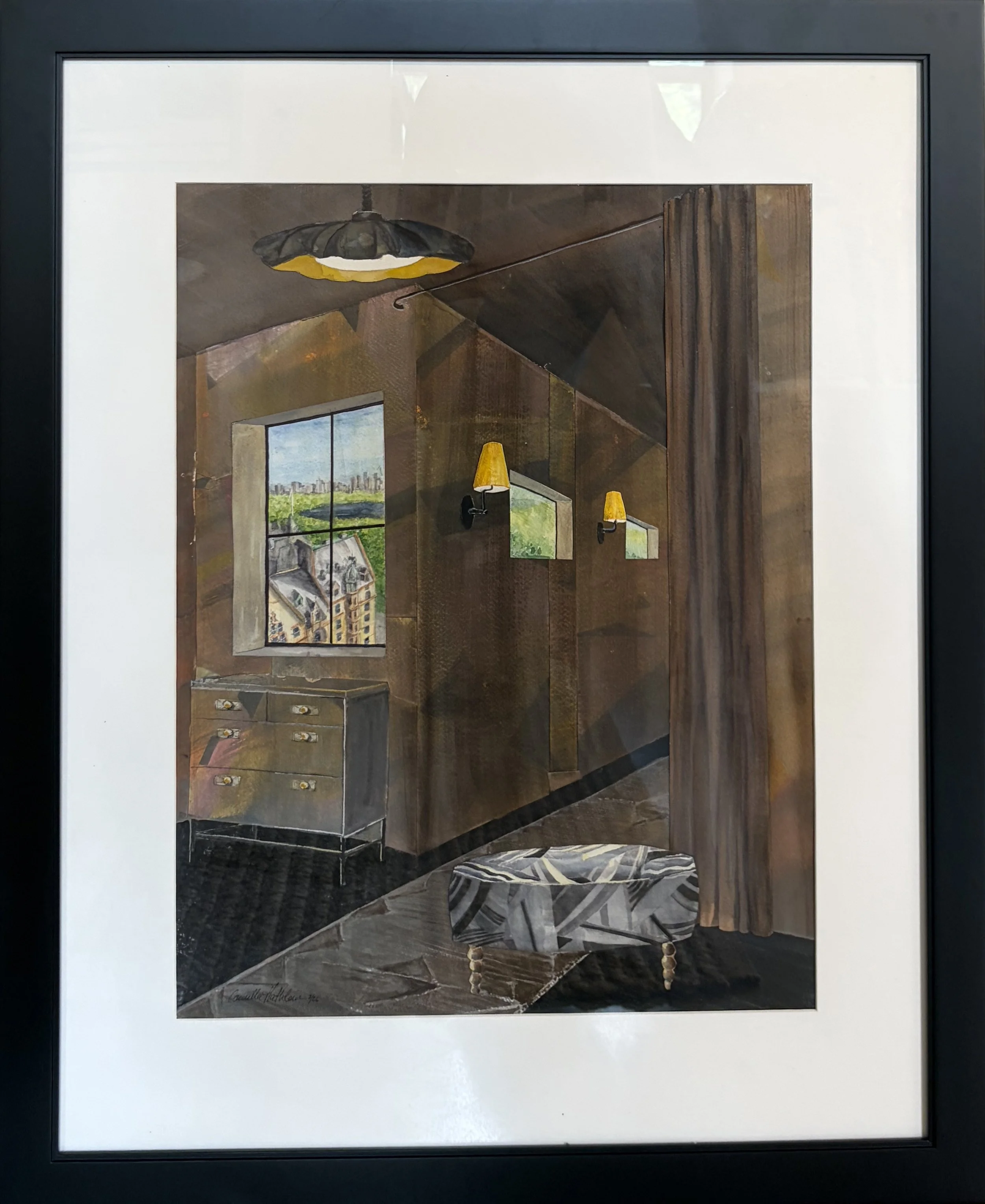 The Dakota, 2026, watercolor on paper, 23 x 18 in.