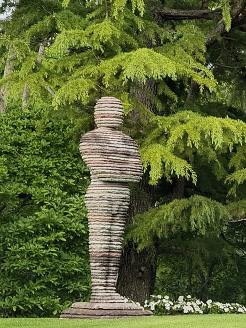 David, 2010, bluestone, 84 x 24 x 24 in.