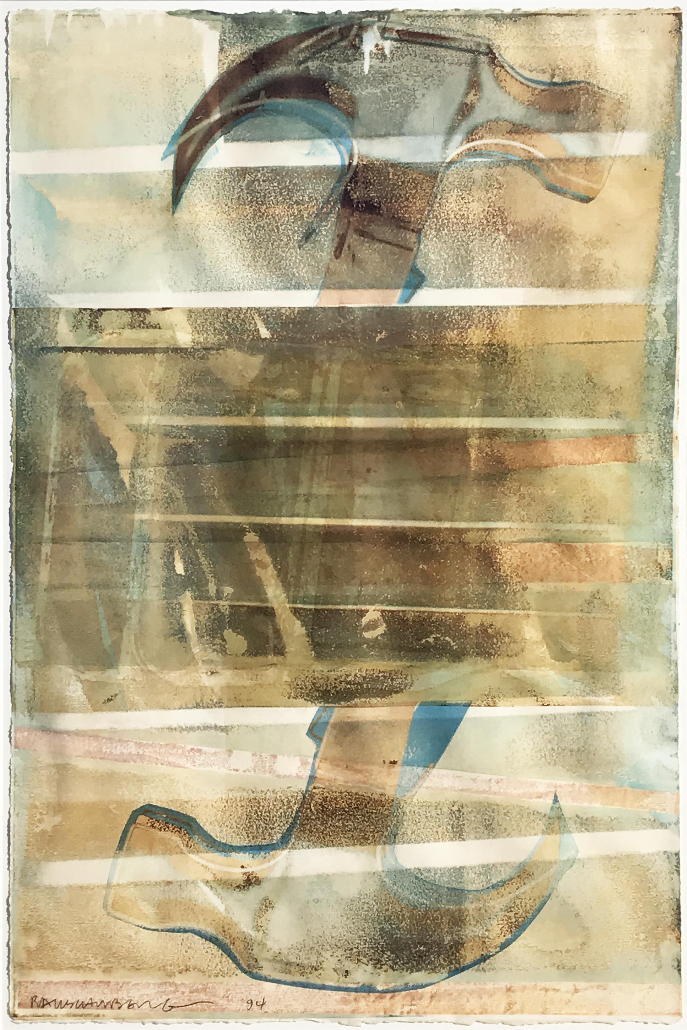Robert Rauschenberg
Bang-Bang (Waterworks), RR94.032, 1994
Vegetable Dye Transfer on Paper
48 x 31.5"