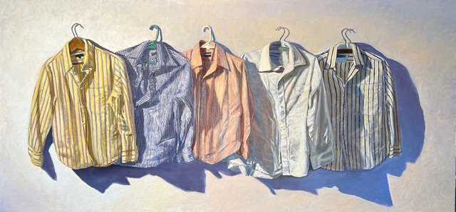 Eric Forstmann
Five Lives, 2022
oil on panel
20 x 41.5"