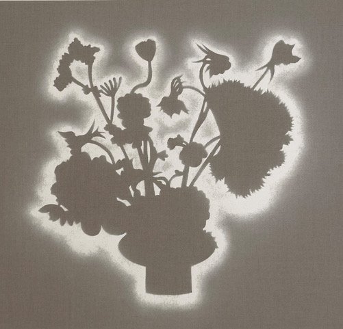 Avant Garden No. 4, 2024,
spray paint on Belgian linen,
28 x 30 x 1.250"