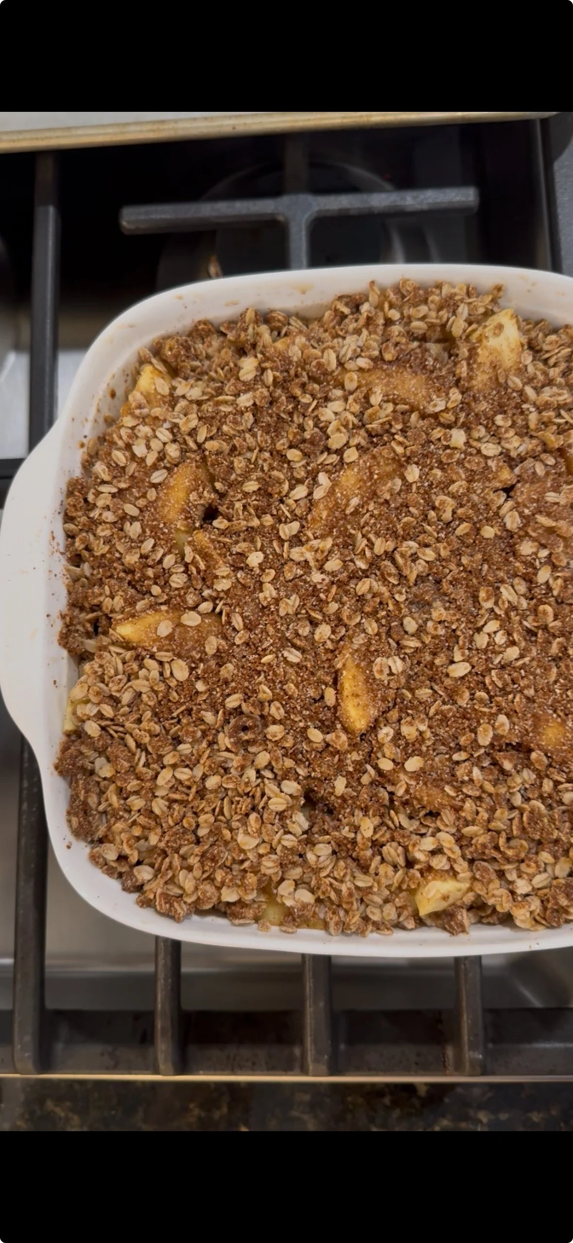Recipe: Healthier Apple Crisp