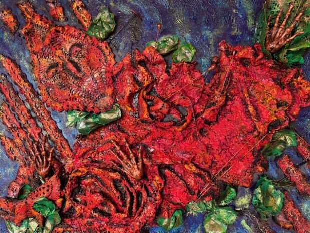 Midnight Voodoo, 30" x 40" x 1.5"