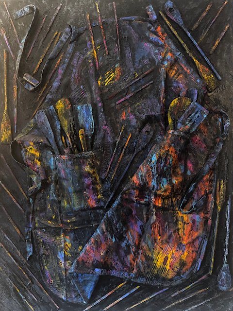 The Sous Chef, 40" x 30" x 1.5"