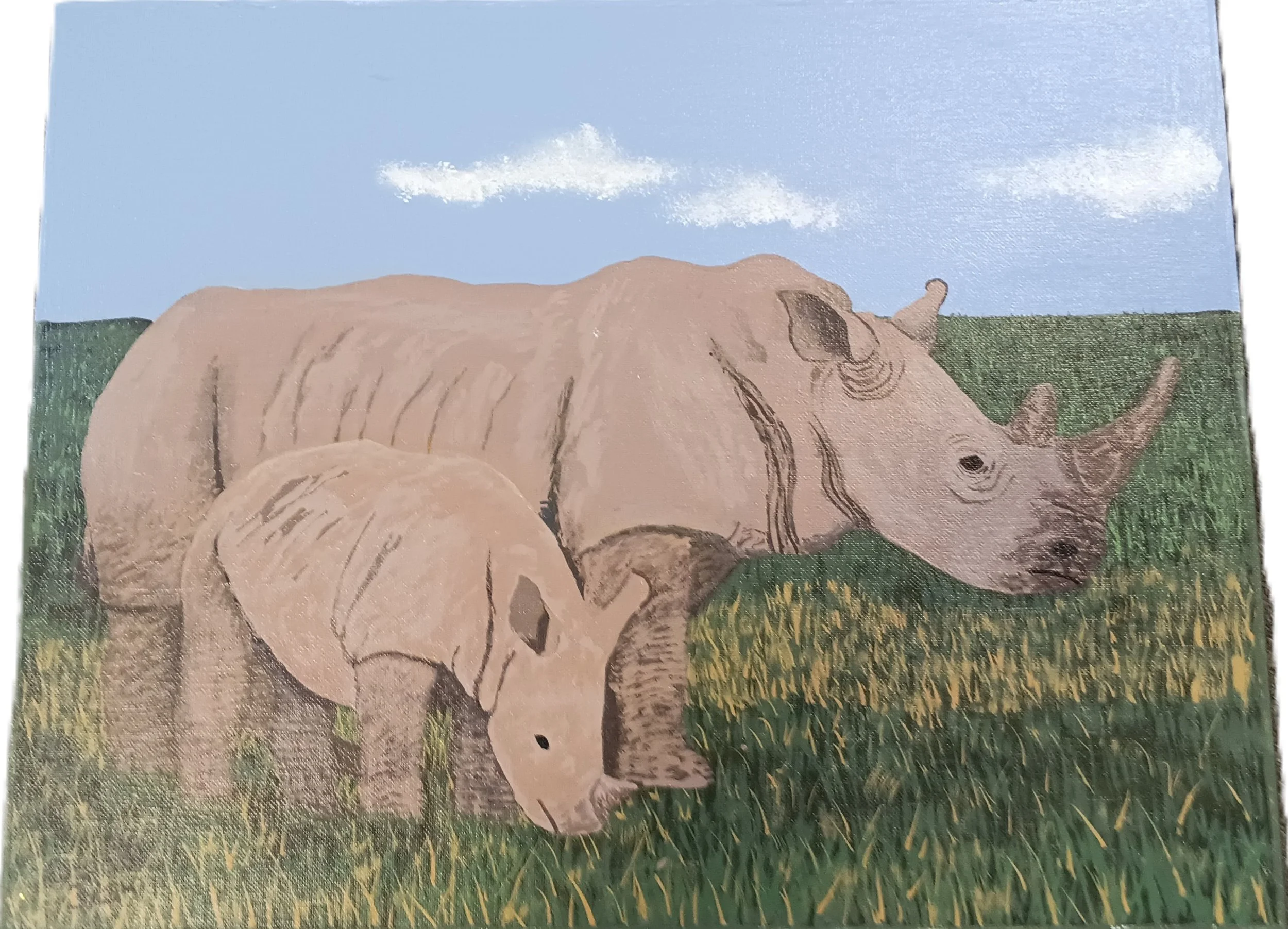 "Relaxing Rhinos" by Dan Lindenberg