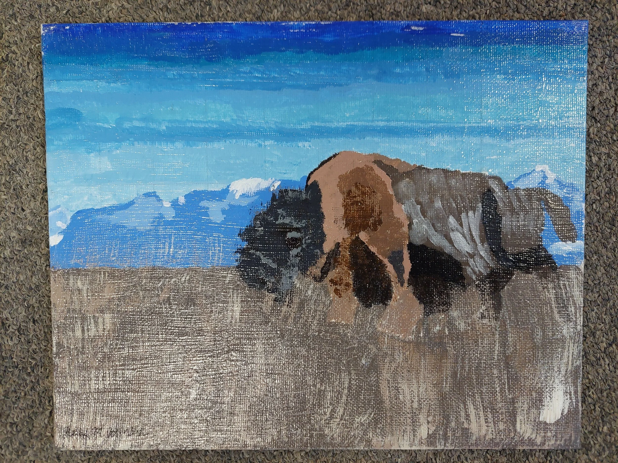 "Bison in the Mountains" by Kelly Johnson