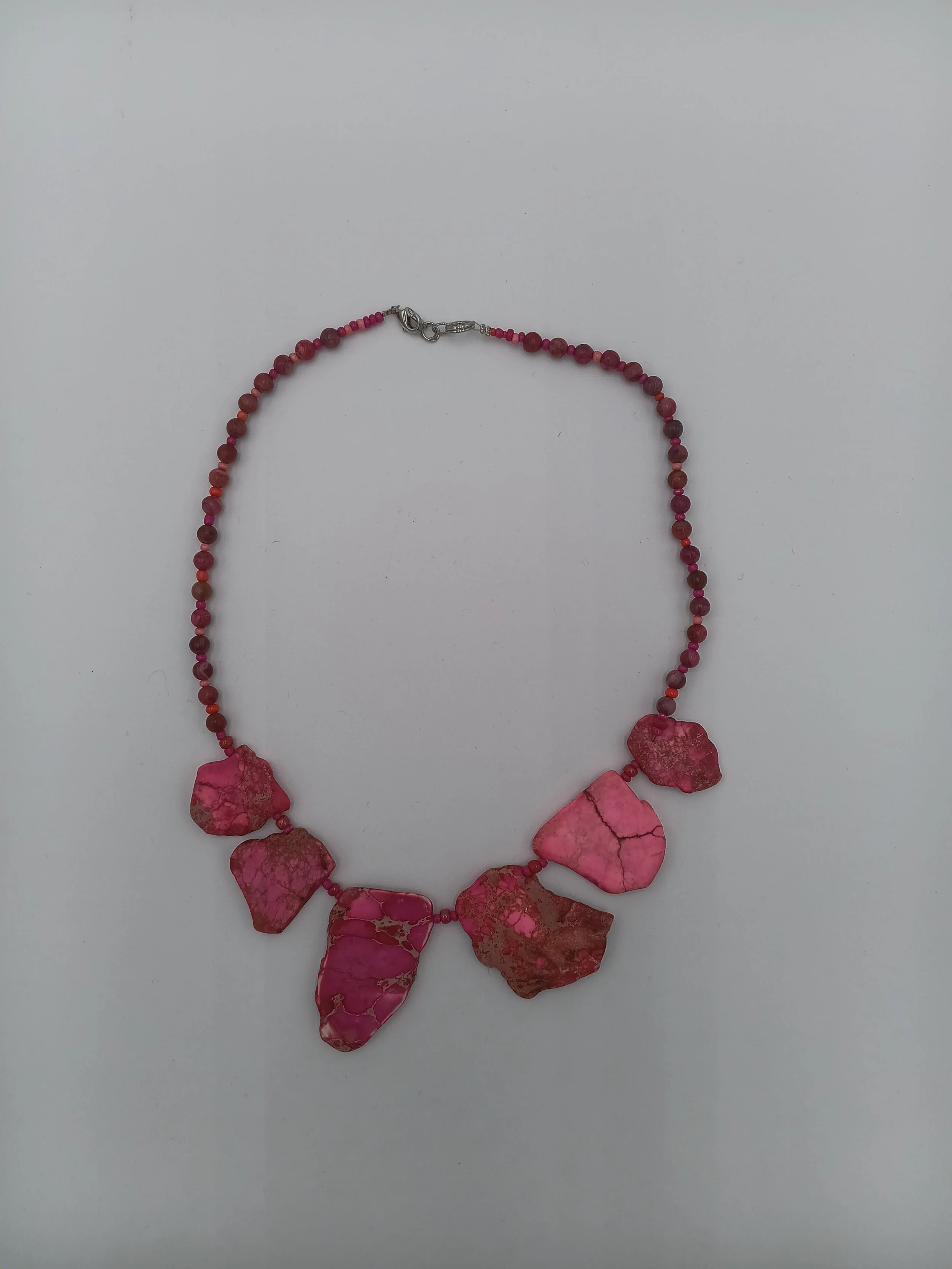 "Hot Stone Necklace" by Jacqueline Rivest