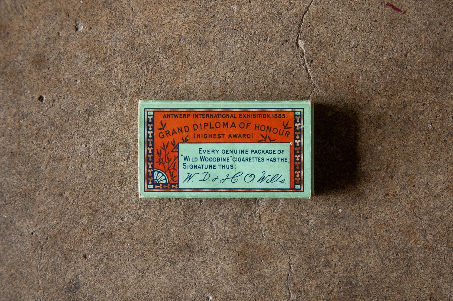 wild woodbine cigarettes 1885 Wild Woodbine Cigarette Pack — Prairie Rose Vintage