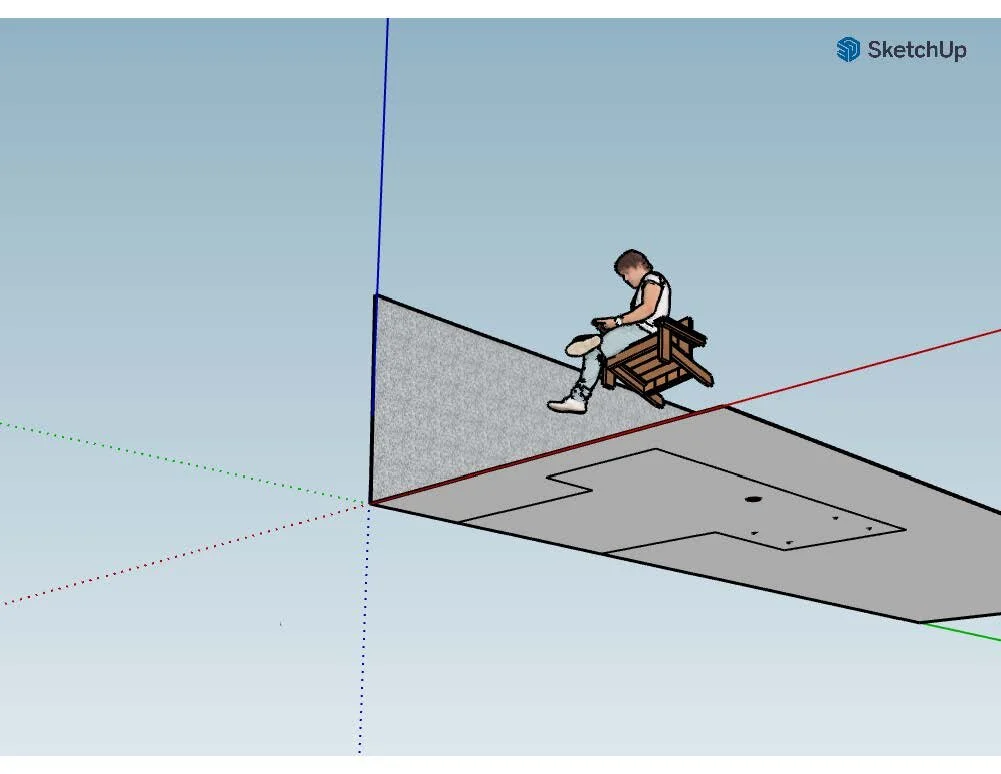  *The bottom of the dock to show the sensors that detect the macronutrients of the pond. 