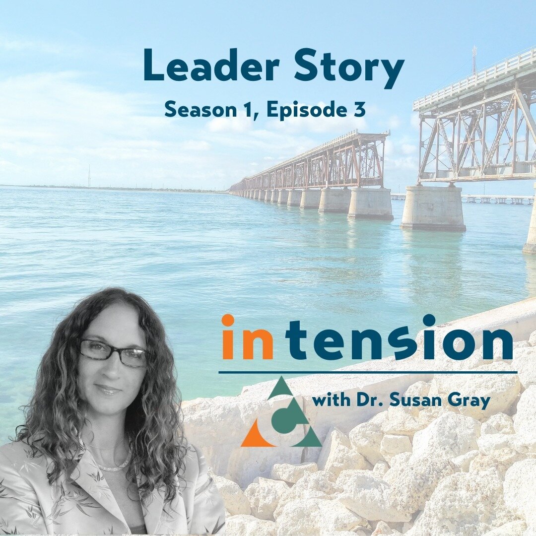 New episode of &quot;in tension&quot; available now! Join Dr. Susan Gray, Chief Creative Officer at Canvas as she explores the importance of conversation and the story of leadership, in a landscape of increasing ambiguity and complexity. She's joined