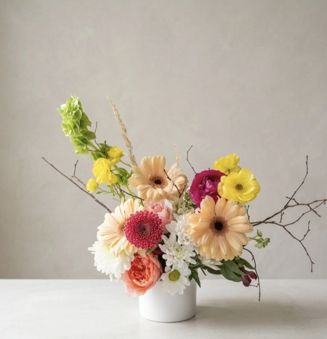 Fresh colorful flower bouquet for local delivery in Lafayette CO by Your Flower Stop.