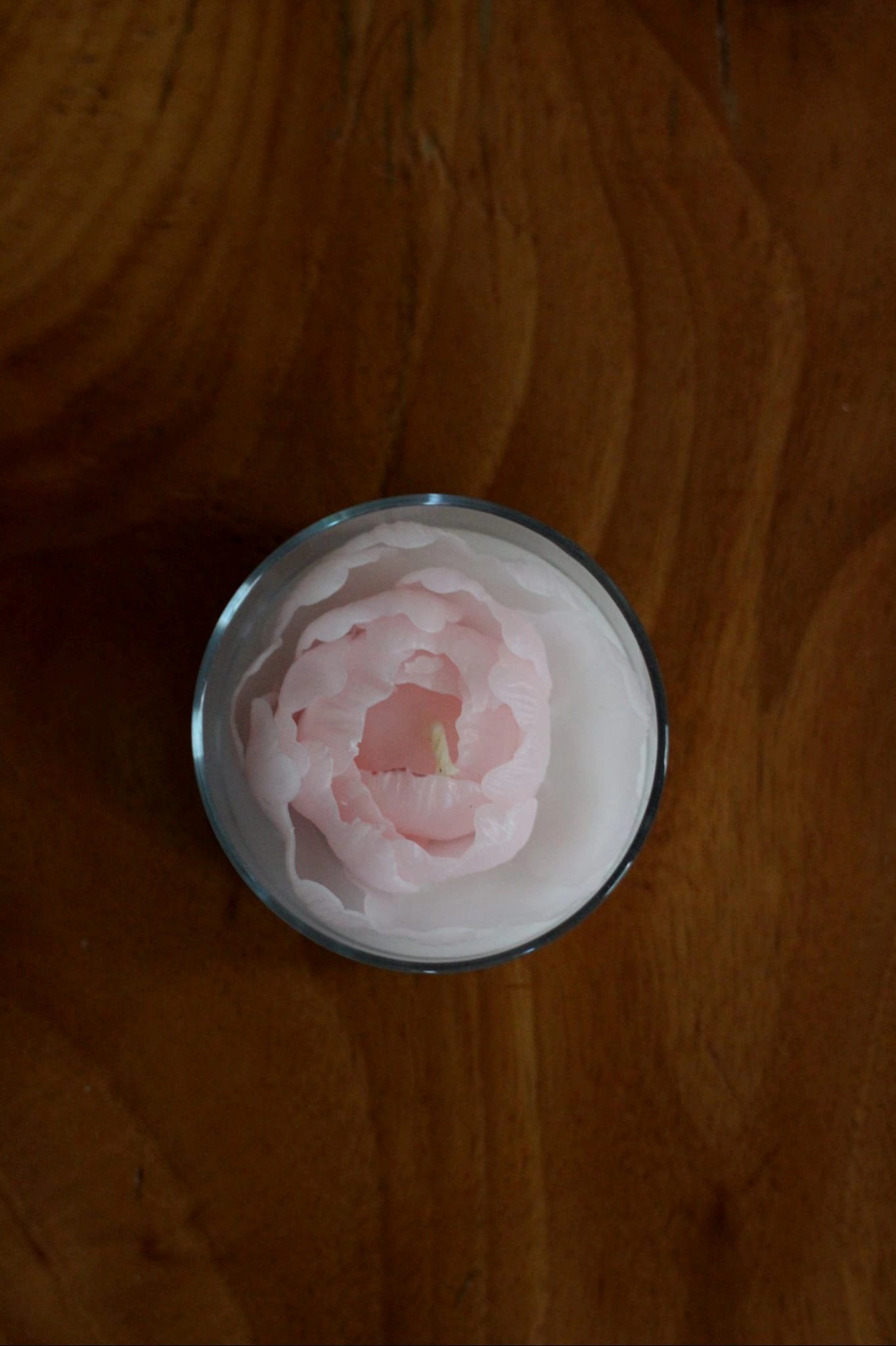 Handmade Peony Candle