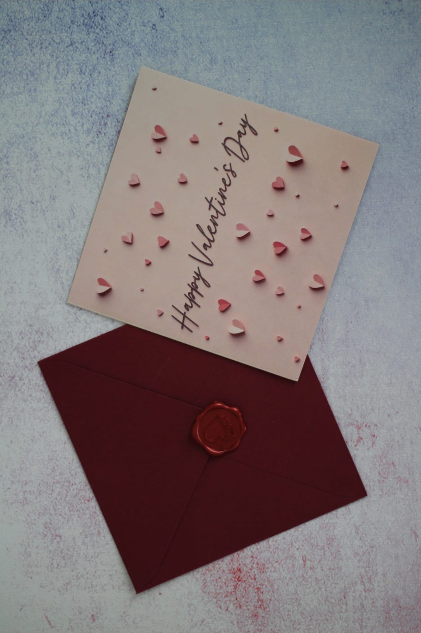 Valentine's day Card with Envelope.