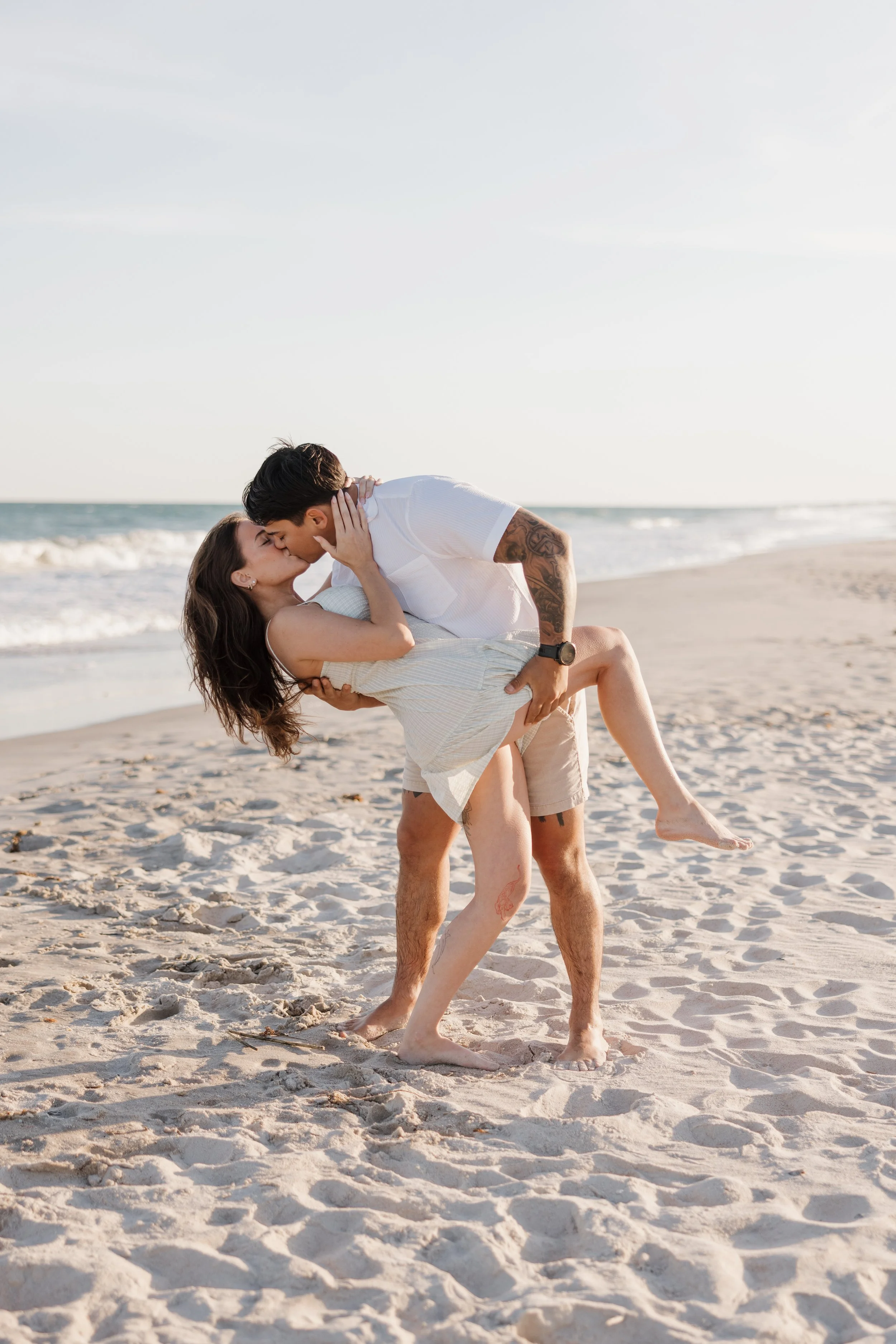 North Topsail Beach NC pregnancy announcement session