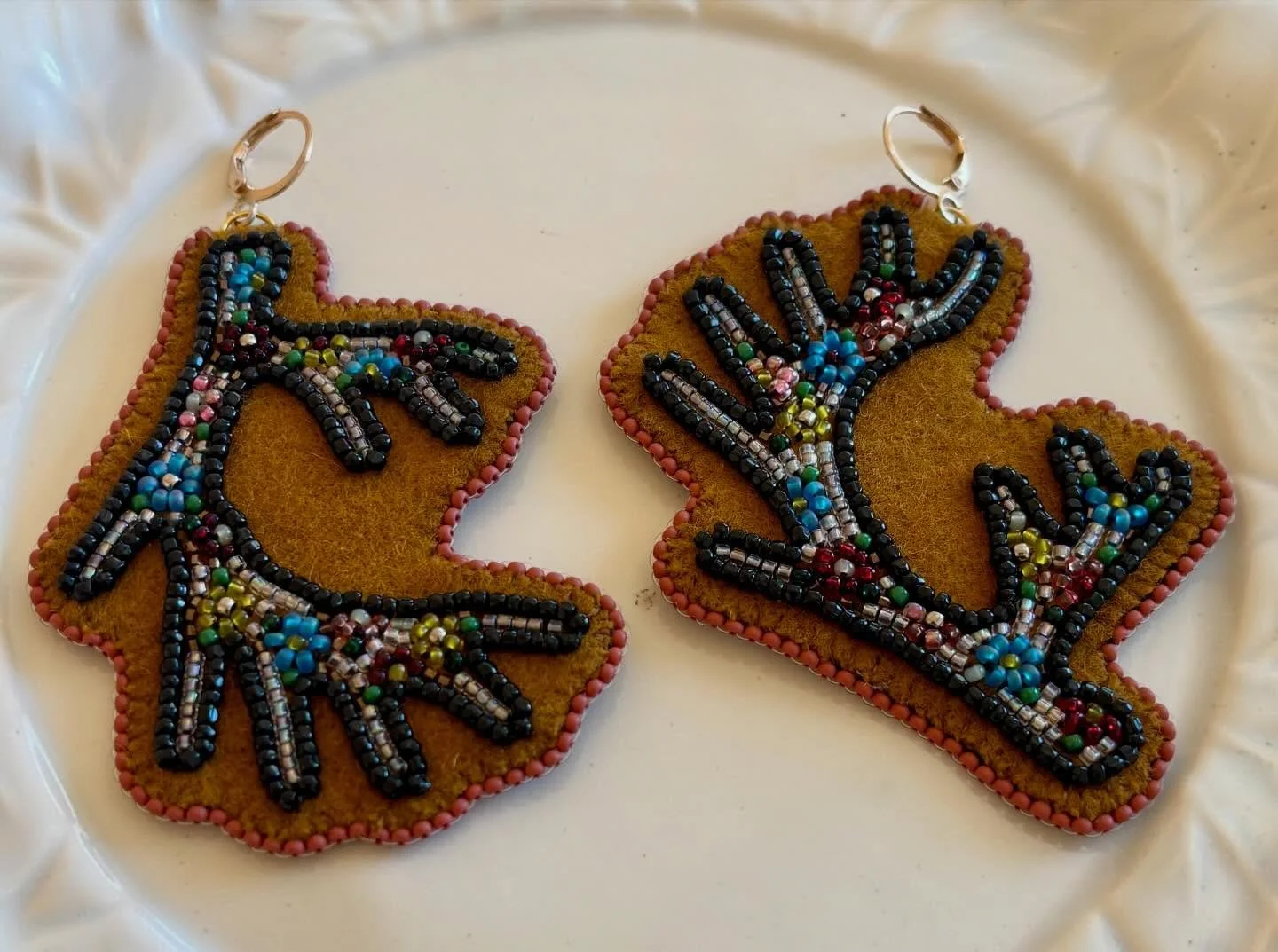 &ldquo;I caribout you&rdquo; earrings!  #availablenow‼️