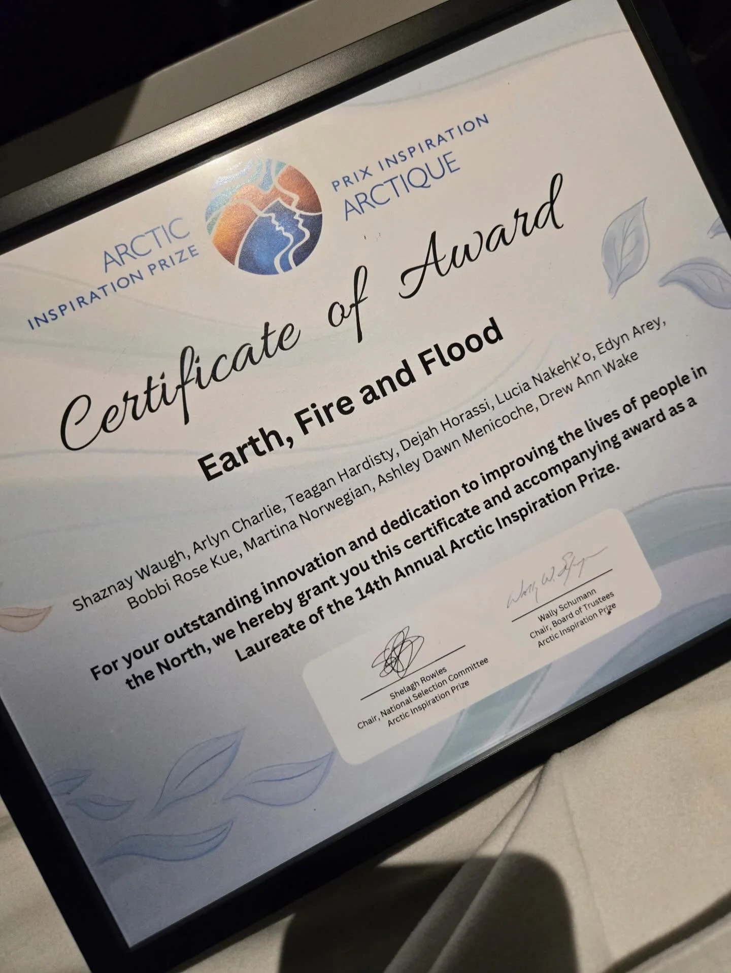 Kinda just wanted to share stories of how I see the land changing&hellip;.. if you have a great idea or plan for your community/region/territory, apply for @arcticinspirationprize .wow!