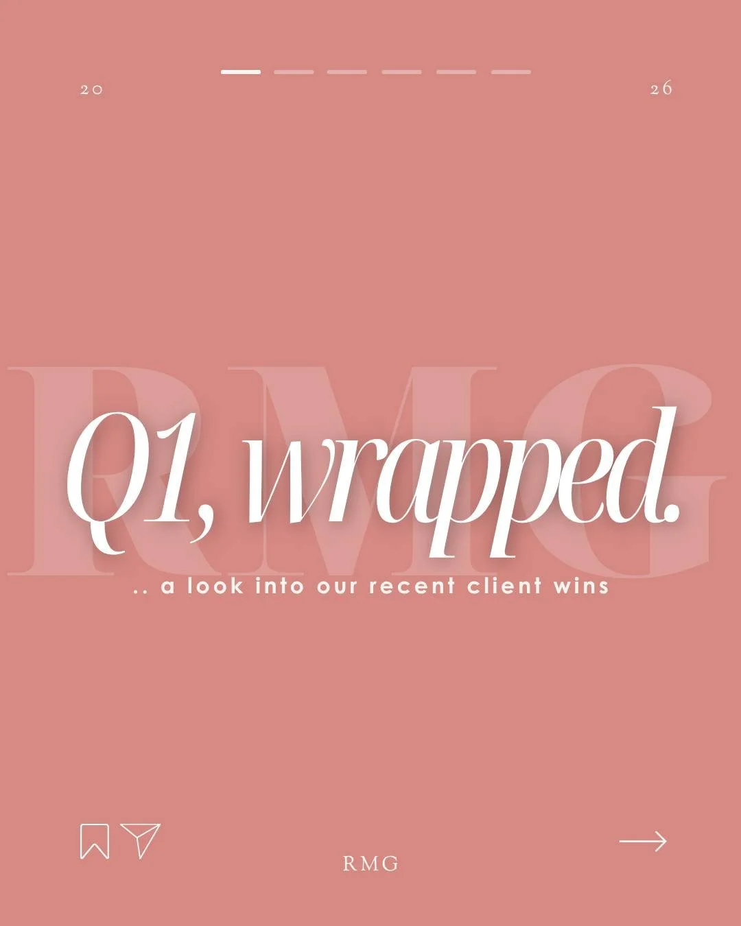 Q1 client wins!✨

A few of the moments our clients brought to life this quarter.. from national features to new launches to real-life experiences that brought people together

Getting to work alongside brands with this level of creativity, intention,