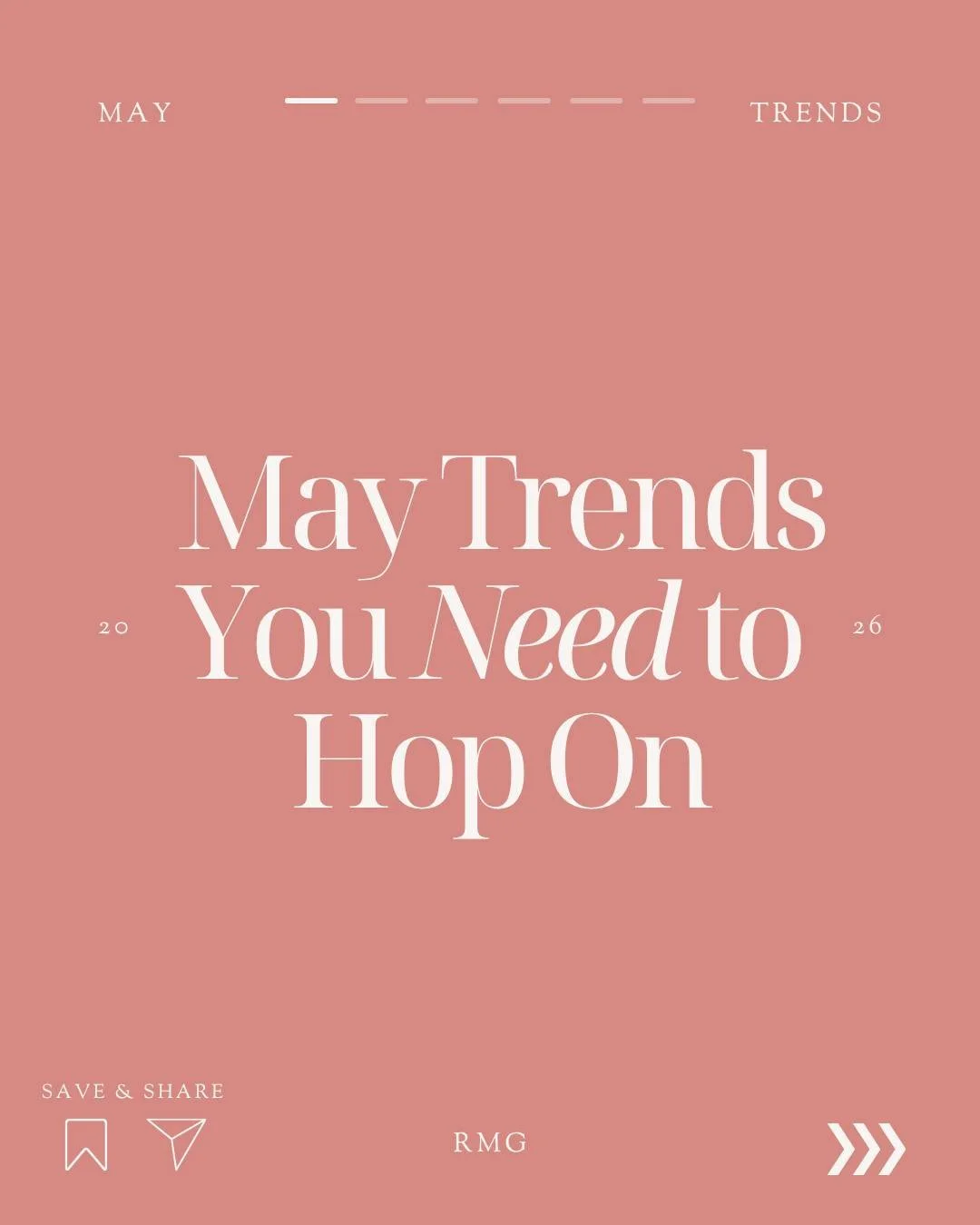May 2026 trends are here✨

This month is all about tapping into relatable, low-lift content. So make sure you&rsquo;re leaning into trends that feel natural, not forced

For personal brands and businesses alike, this is where you stay relevant, incre
