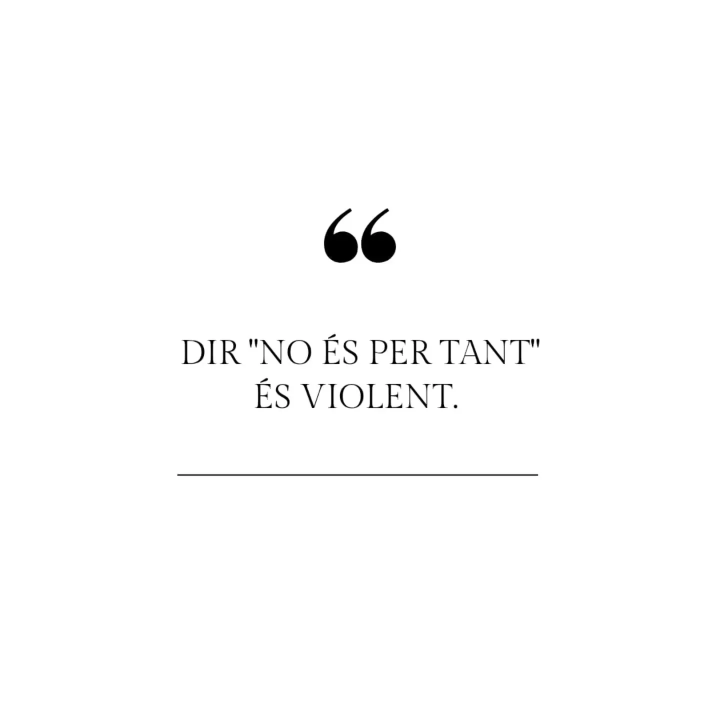 Visibilitzem les viol&egrave;ncies silencioses i normalitzades. 
Entre adults est&agrave; a l'ordre del dia i amb els infants encara &eacute;s m&eacute;s flagrant. 
Posem consci&egrave;ncia i entrenem. 
Cultivem relacions saludables. 
Cultivem la pau