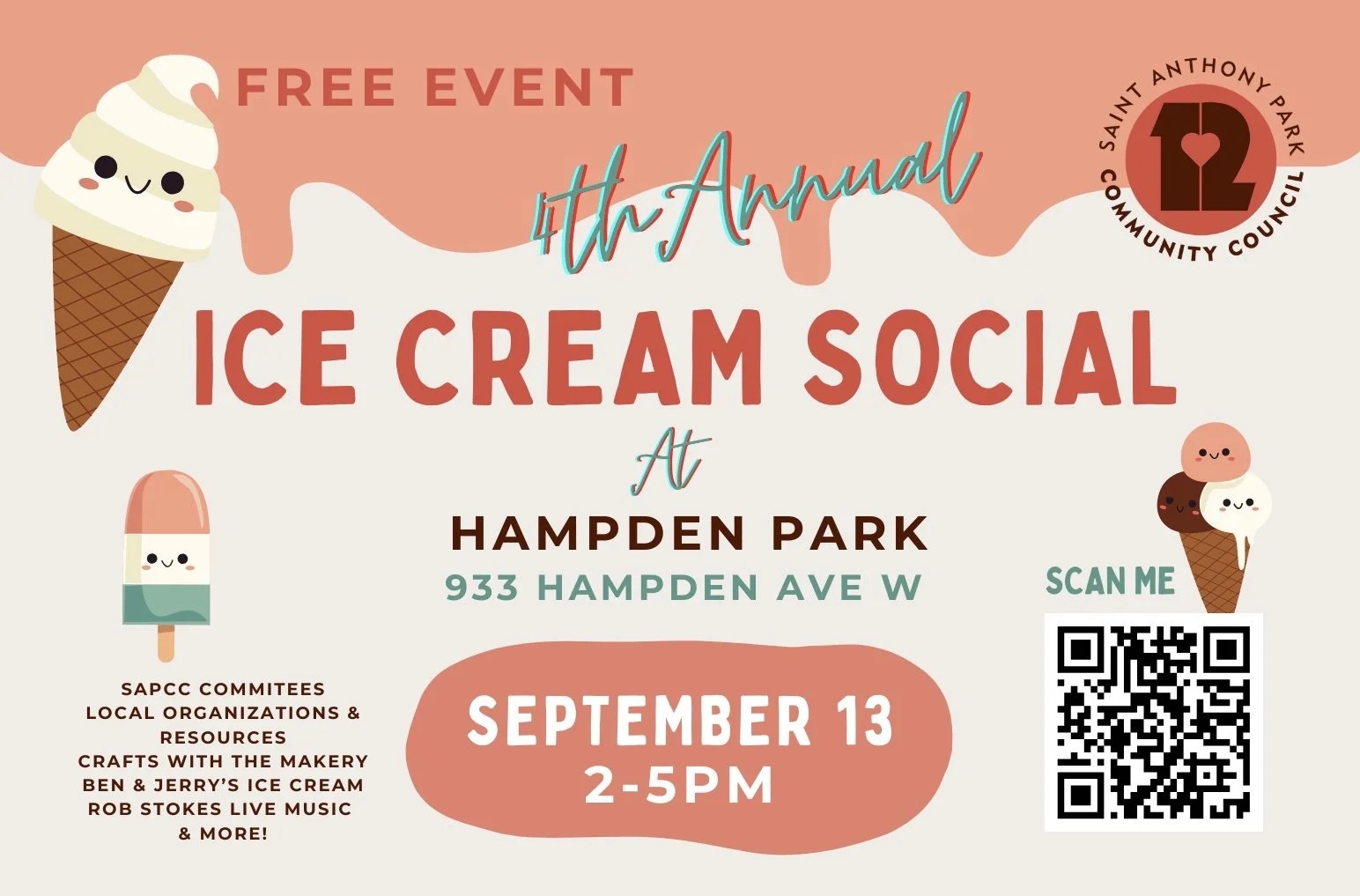 Saint Anthony Park Ice Cream Social