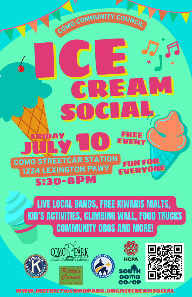Como Community Council Ice Cream Social
