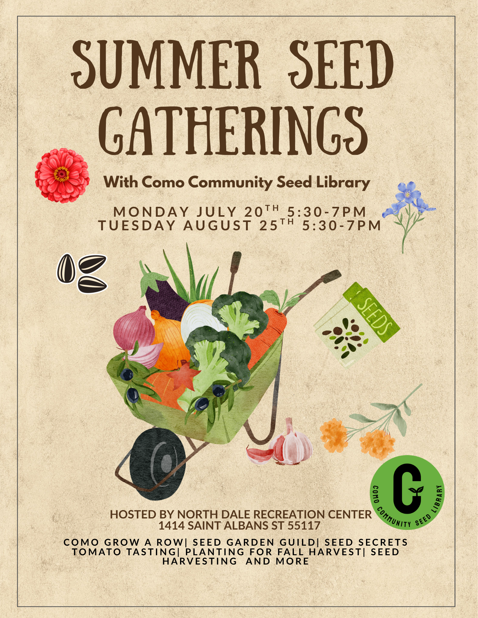 August Summer Seed Gathering 