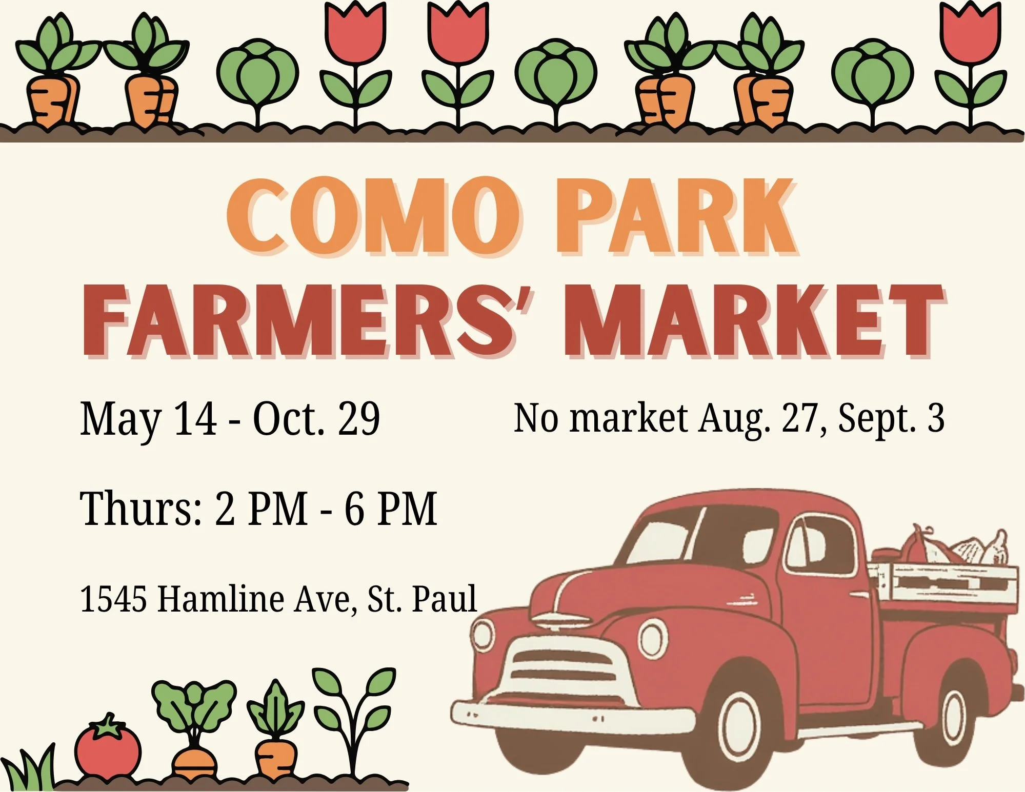 CCSL at the Como Farmers Market