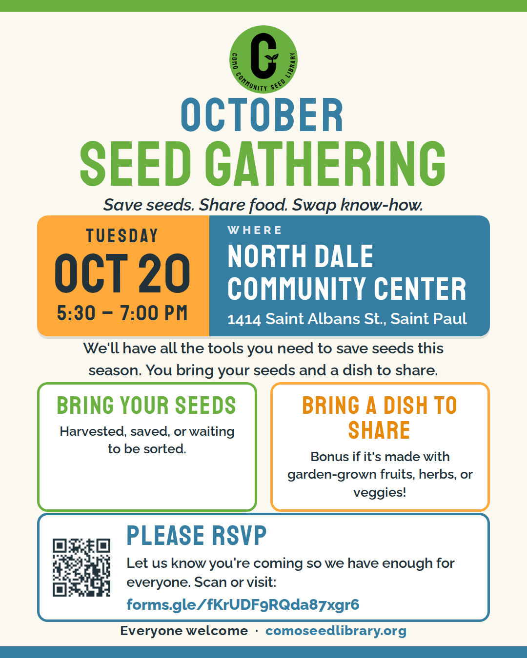 October CCSL Seed Gathering