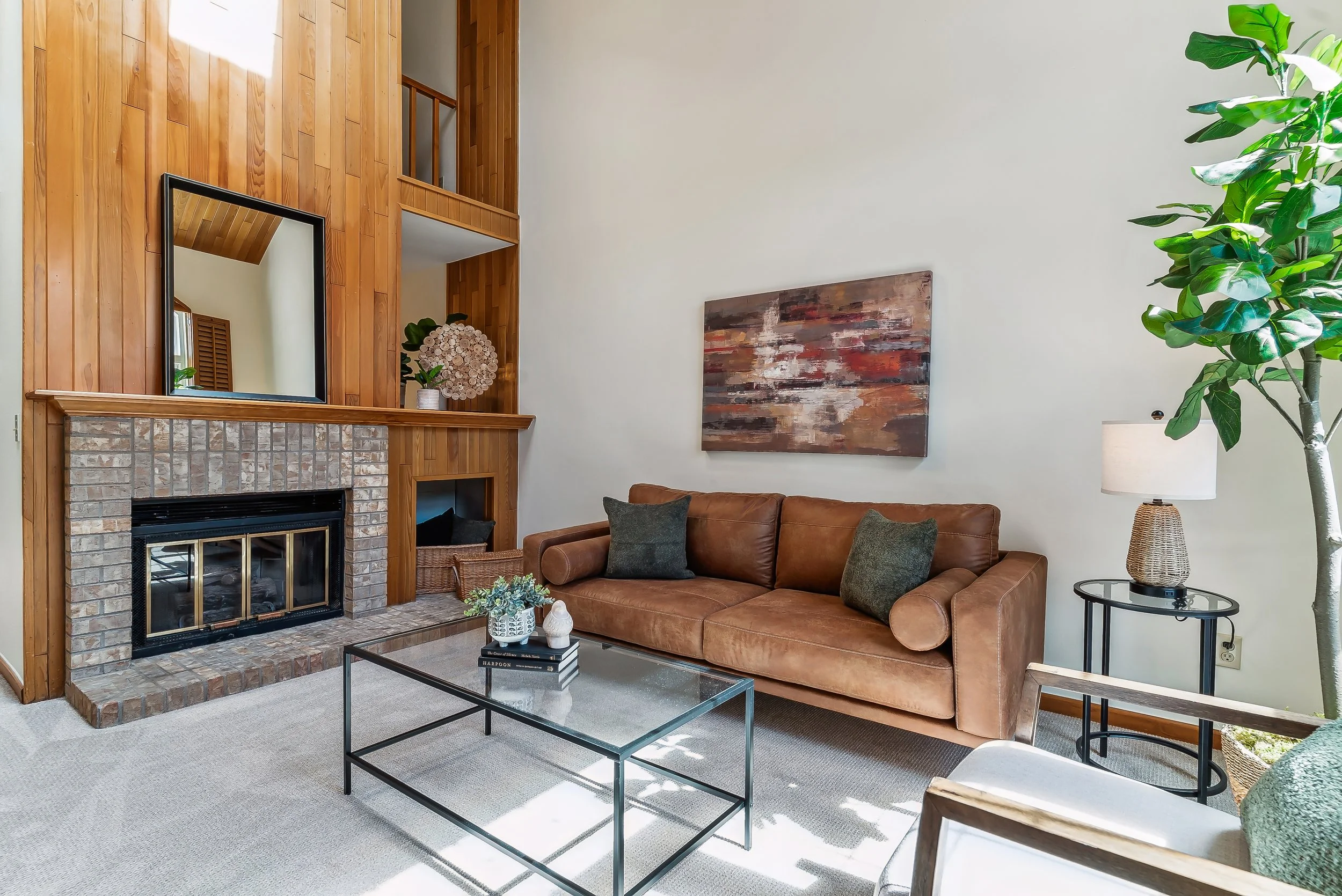 04-Gas Brick Fireplace, Wood Accents.jpg