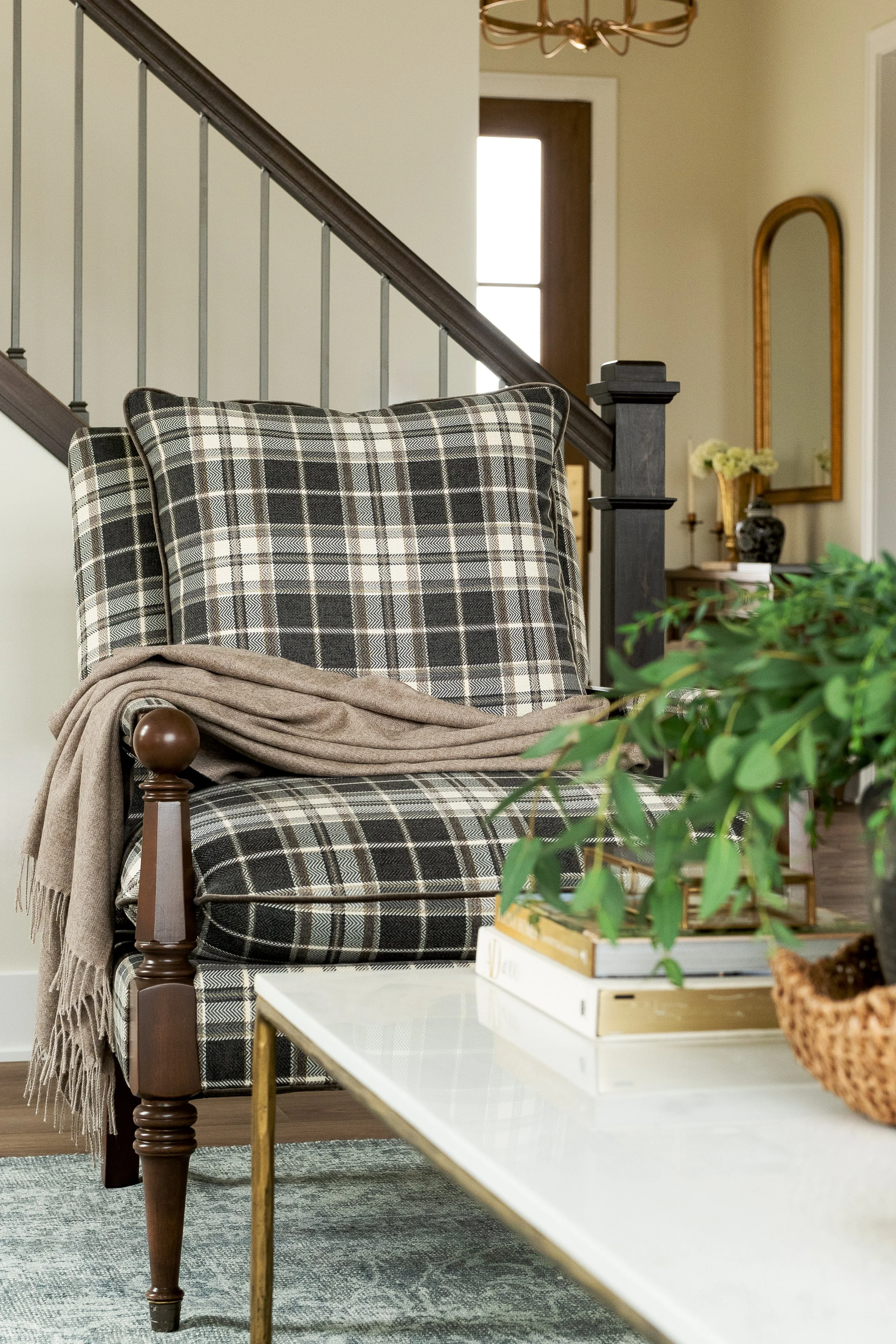 Custom upholstery and furniture for great room Mequon Wisconsin