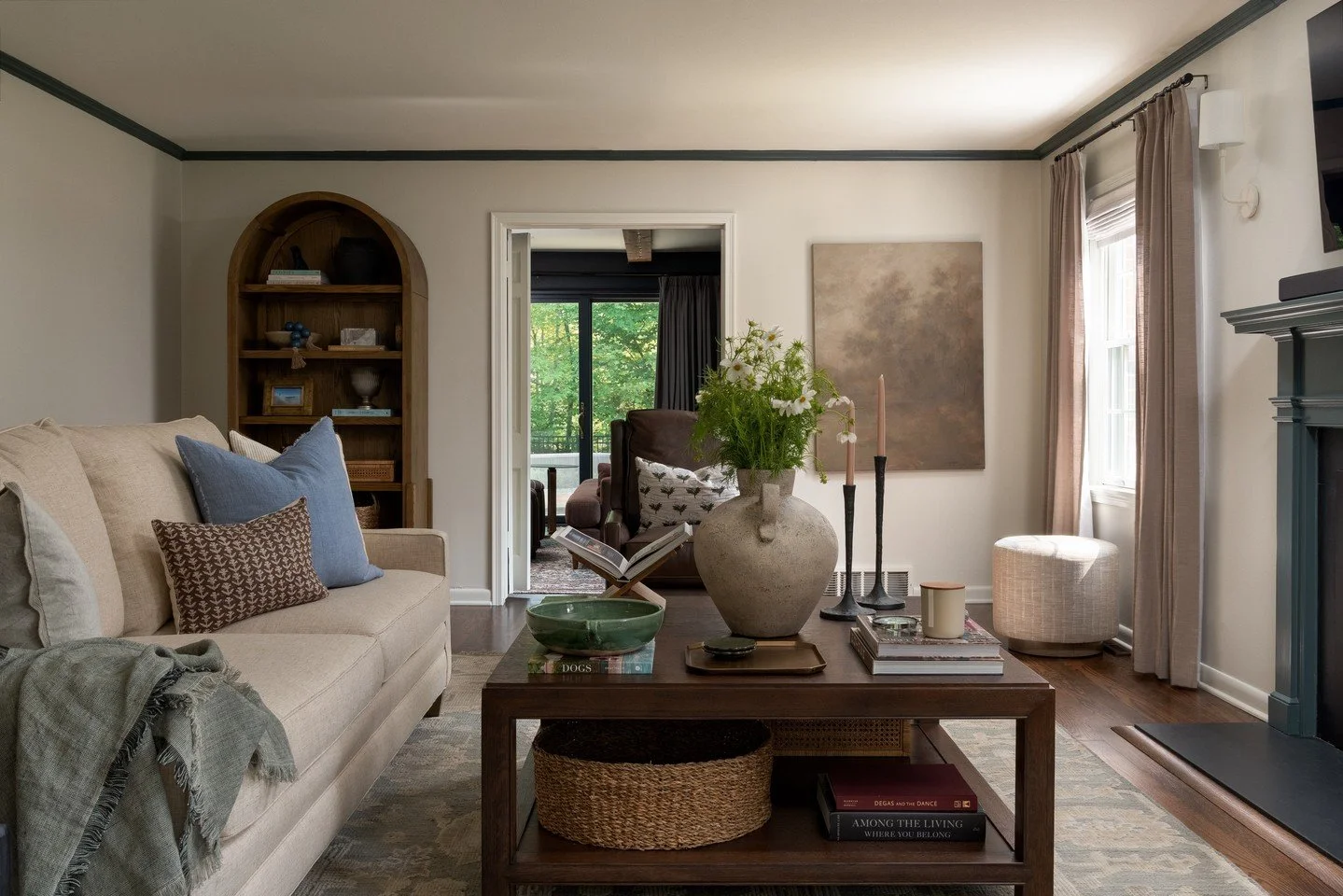 Feels like home. ⁠
⁠
⁠
⁠
We designed this Fox Point home with quality and comfort in mind. From custom upholstery to carefully chosen furniture, every piece was selected to create a warm, inviting space that feels good to come home to.