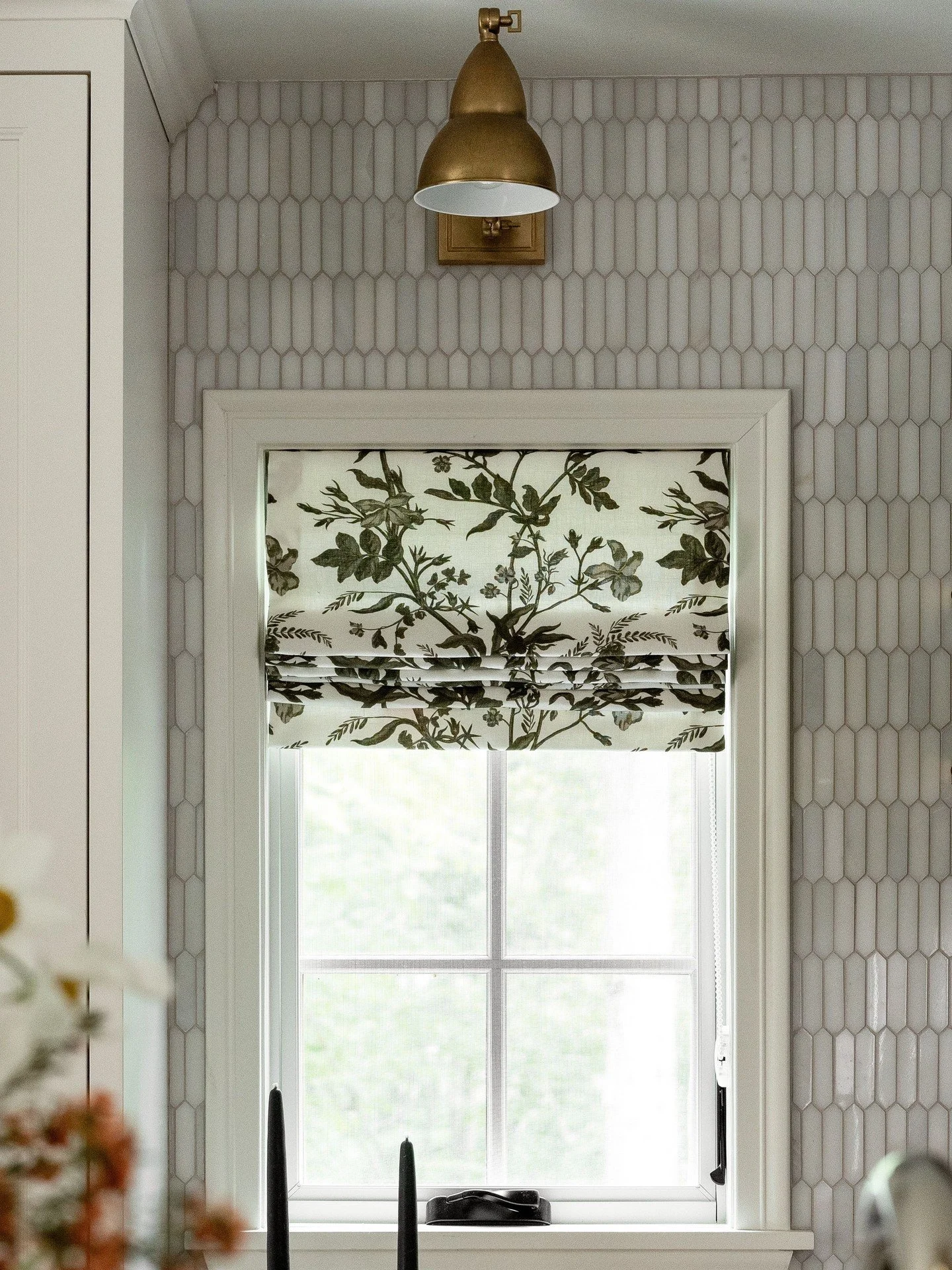 A window of opportunity.⁠
⁠
⁠
The right window treatments can completely change the feeling of a room, but choosing one is about more than just picking a pretty fabric. Drapery, roman shades, woven shades, roller shades. The options are endless, and 