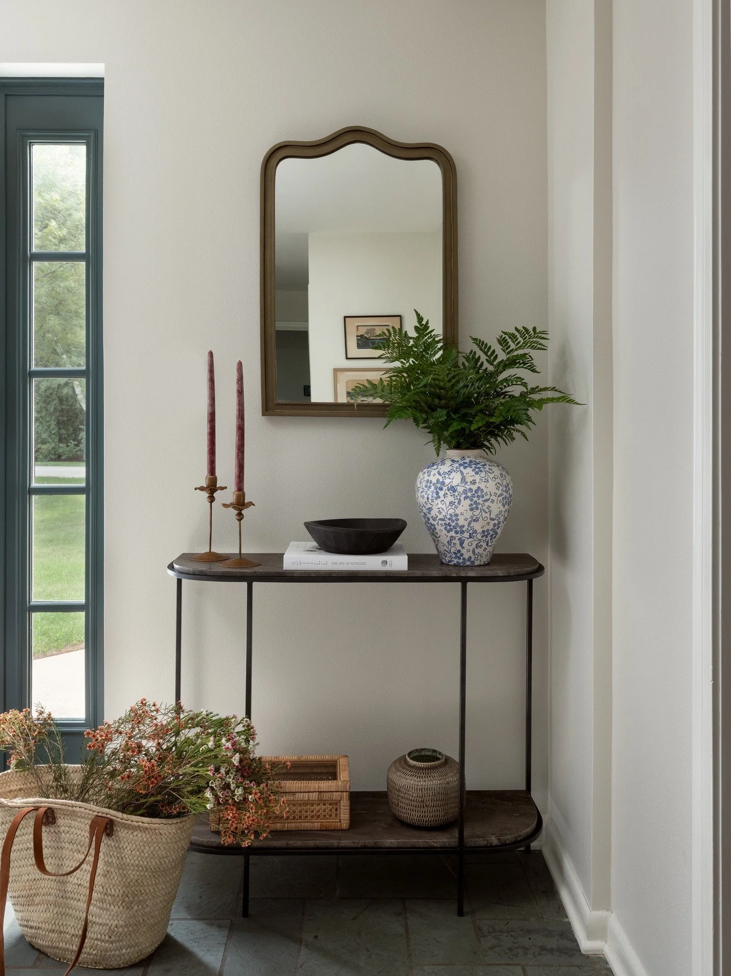 This Fox Point charmer is officially on the blog. ⁠
⁠
Our clients came to us with a beautiful colonial that was largely unfurnished and ready to become their own. We brought in color, pattern, and furnishings that feel personal to them while staying 
