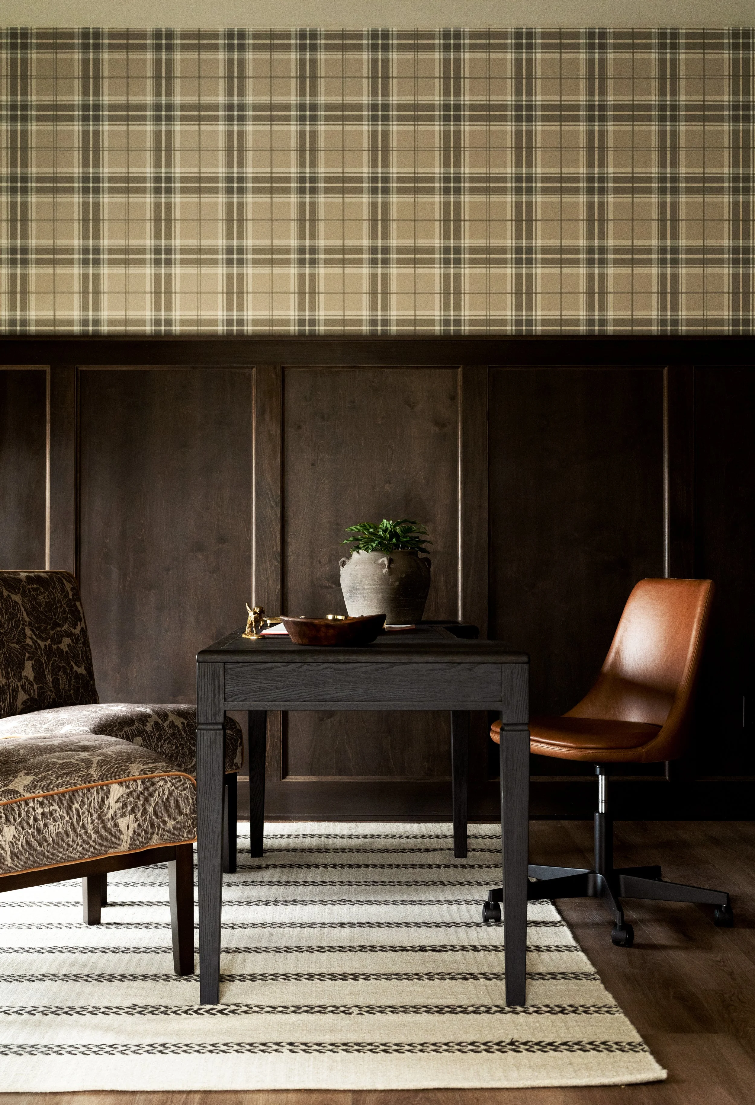 Home office interior design in Mequon Wisconsin by Kristin Burke Interiors