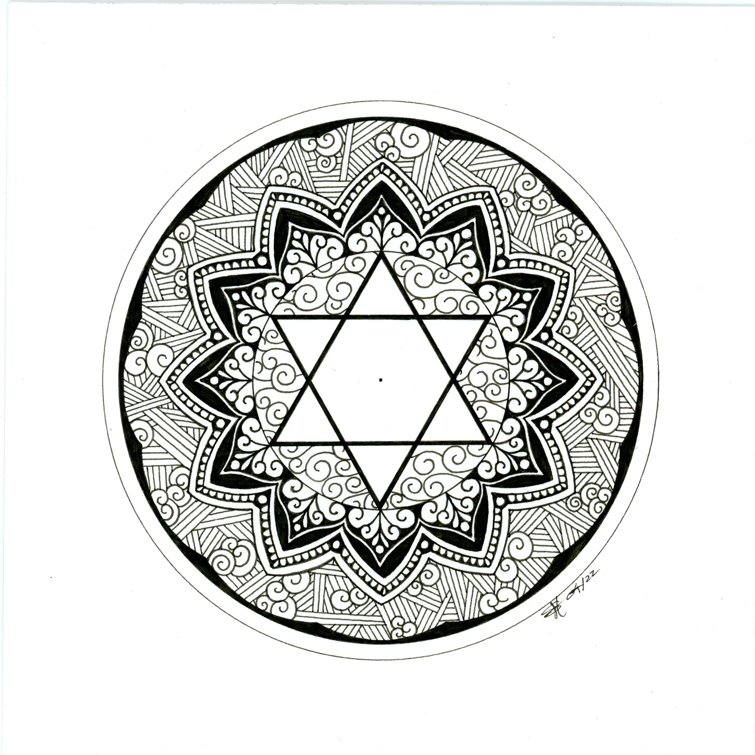 Chakra Series 2 - Anahata
Multimedia Bristol, Pen & Ink | 
6x6in | $75