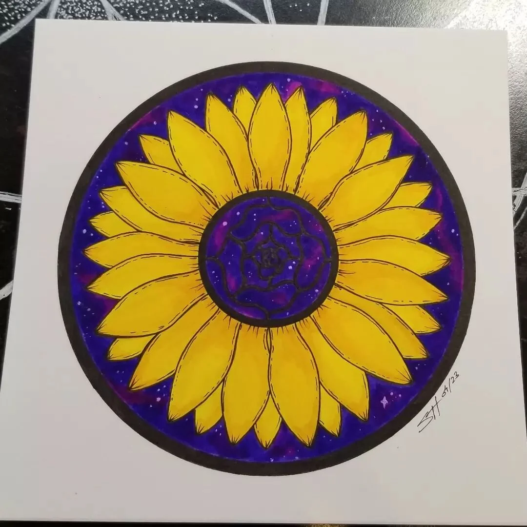 Happy Wednesday!
I reallt enjoy creating sunflowers... something about them brings in such a joyous energy. I present some cosmic sunflowers! 💫🌈🌻
How does it get any better than this?! What magic will you be in the world today?
#saraheslingtonv