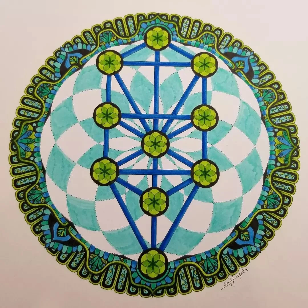 I am happy to share my newest completed piece... Tree of Life Mandala
Balance in the universe, endless and infinite.
11x14in
Pen&ink, watercolour brush marker on multimedia bristol 
Dm for purchase of similar commission
#saraheslingtonvc #mand