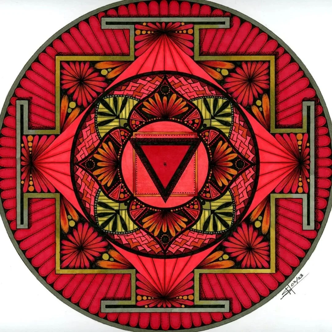 Drop in to yourself to meld with the Earth
Sink down and Breathe
Your feet as steady as the roots of a Tree
Your back strong and tall like a trunk
Your arms outstretched and limber like branches
Feel the sway of the universe
and in your awareness, da