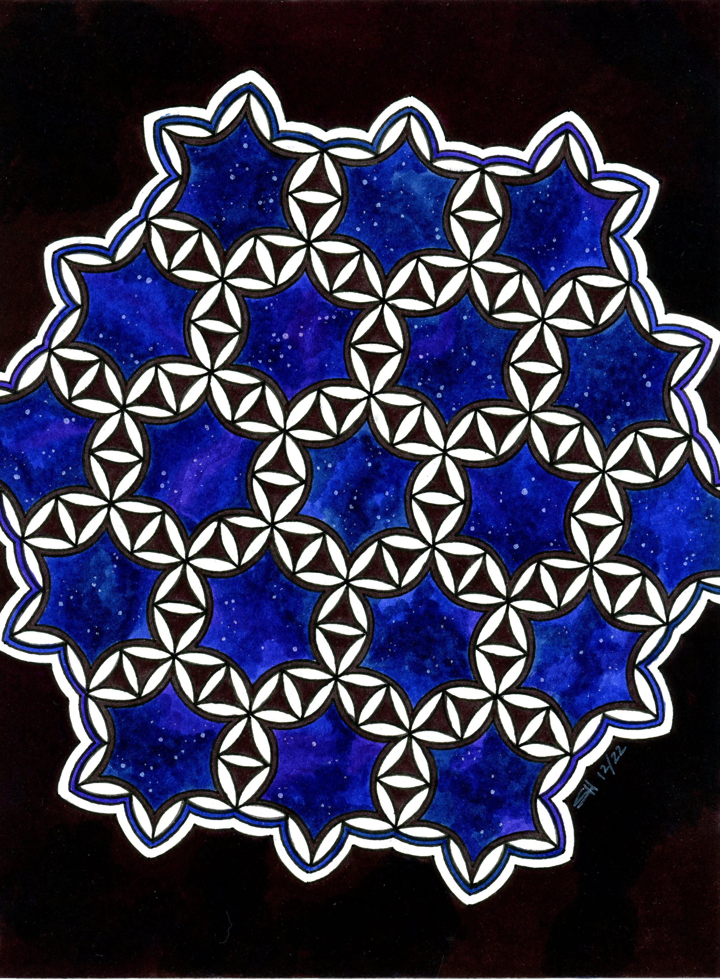 Cosmic Geometry
Mixed Media Bristol, Pen & Ink, Marker | 
8x6in | $75