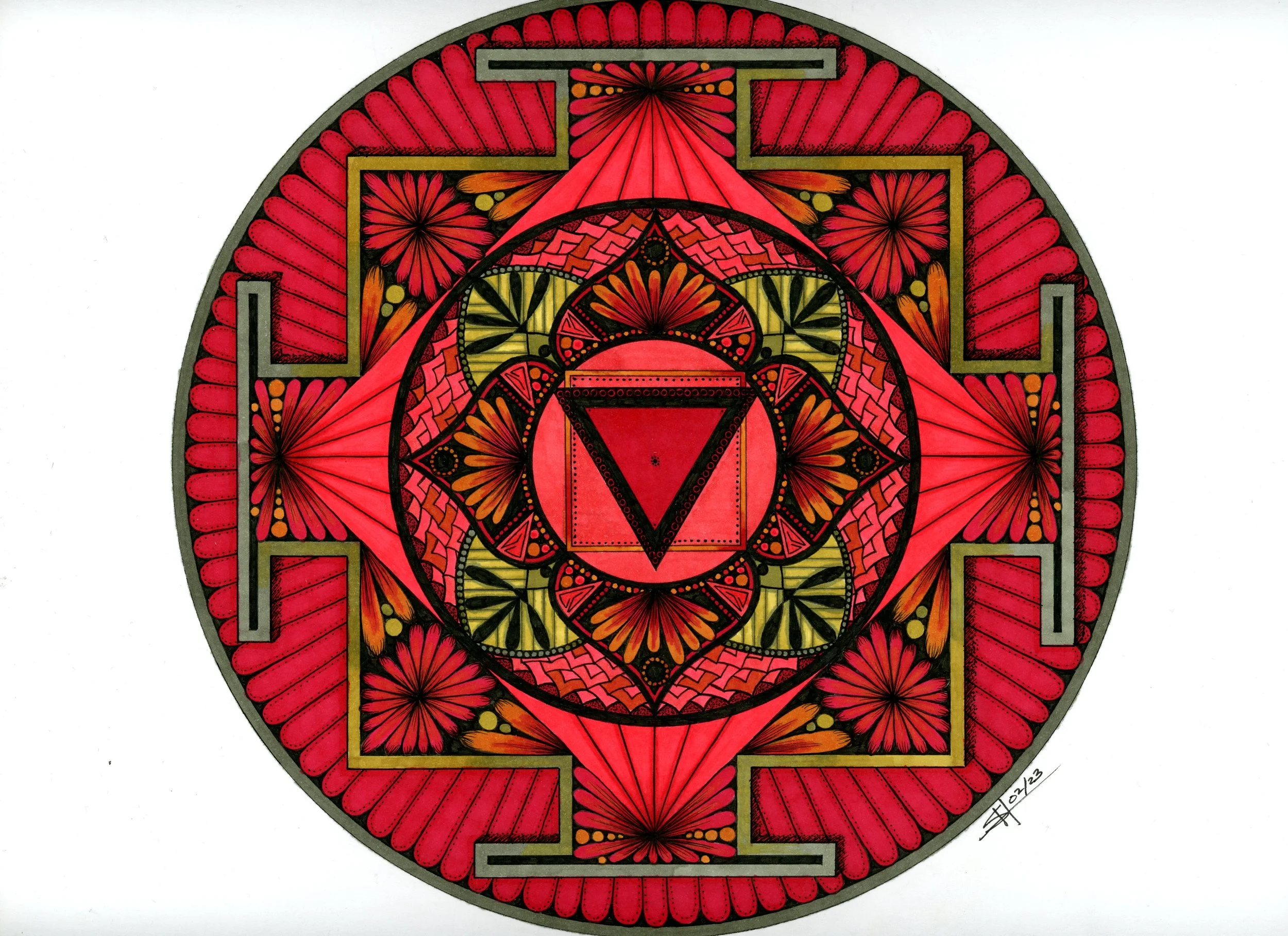 Muladhara (019)
Multimedia Bristol, Pen & Ink, Marker | 
9x12in | $150
