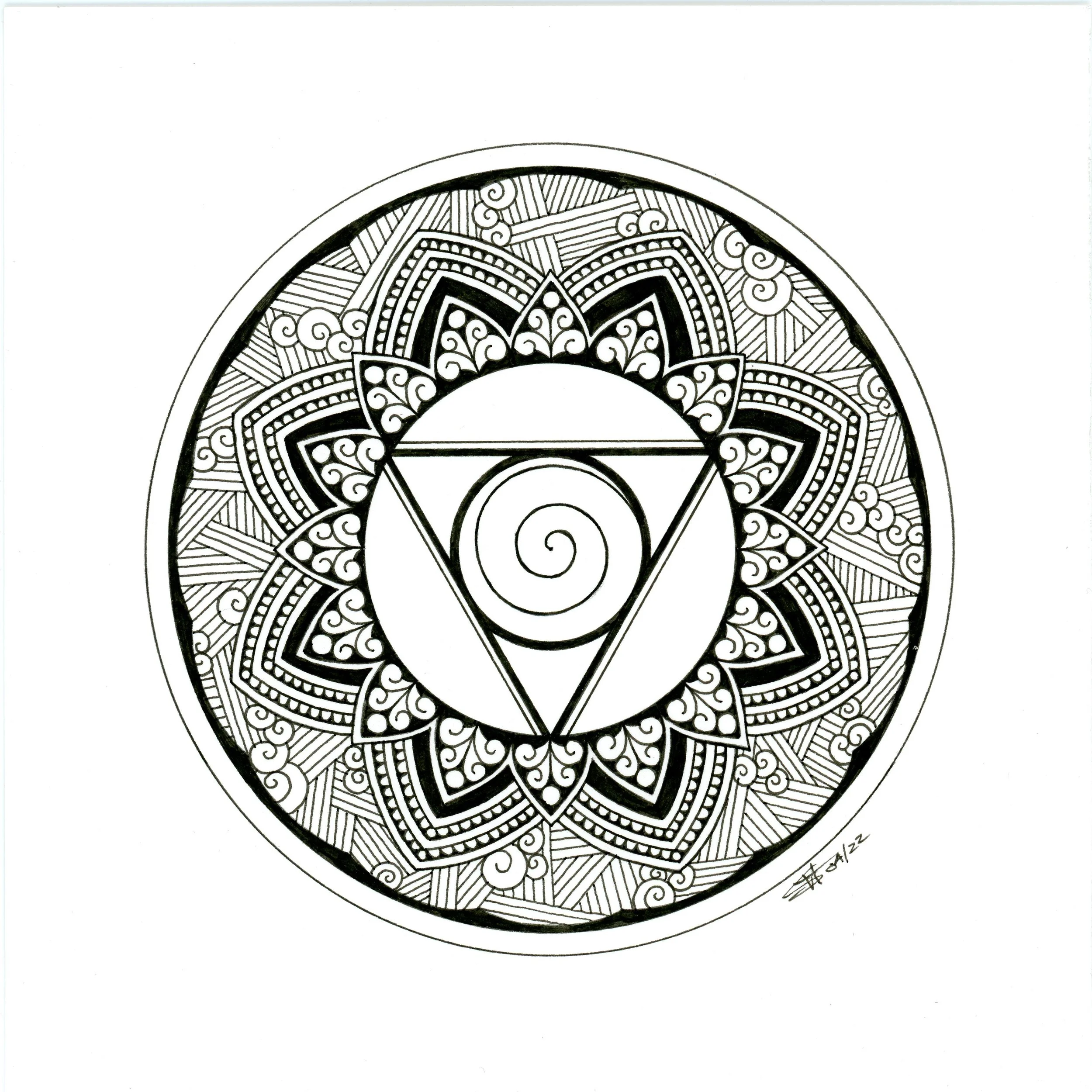 Chakra Series 2 - Vishuddhi
Multimedia Bristol, Pen & Ink | 
6x6in | $75
