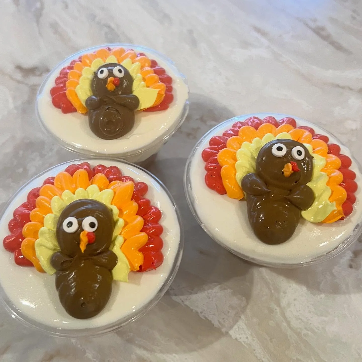 Our adorable turkey CAKE CUPS are back!! Come and grab &lsquo;em before they get gobbled up!
⠀⠀⠀⠀⠀⠀⠀⠀⠀⠀⠀⠀⠀⠀⠀⠀⠀⠀ 
Psst&hellip; These cuties make a great Thanksgiving dessert too! 
⠀⠀⠀⠀⠀⠀⠀⠀⠀⠀⠀⠀⠀⠀⠀⠀⠀⠀
⠀⠀⠀⠀⠀⠀⠀⠀⠀⠀⠀⠀⠀⠀⠀⠀⠀⠀
⠀⠀⠀⠀⠀⠀⠀⠀⠀⠀⠀⠀⠀⠀⠀⠀⠀⠀

Come on by!
 