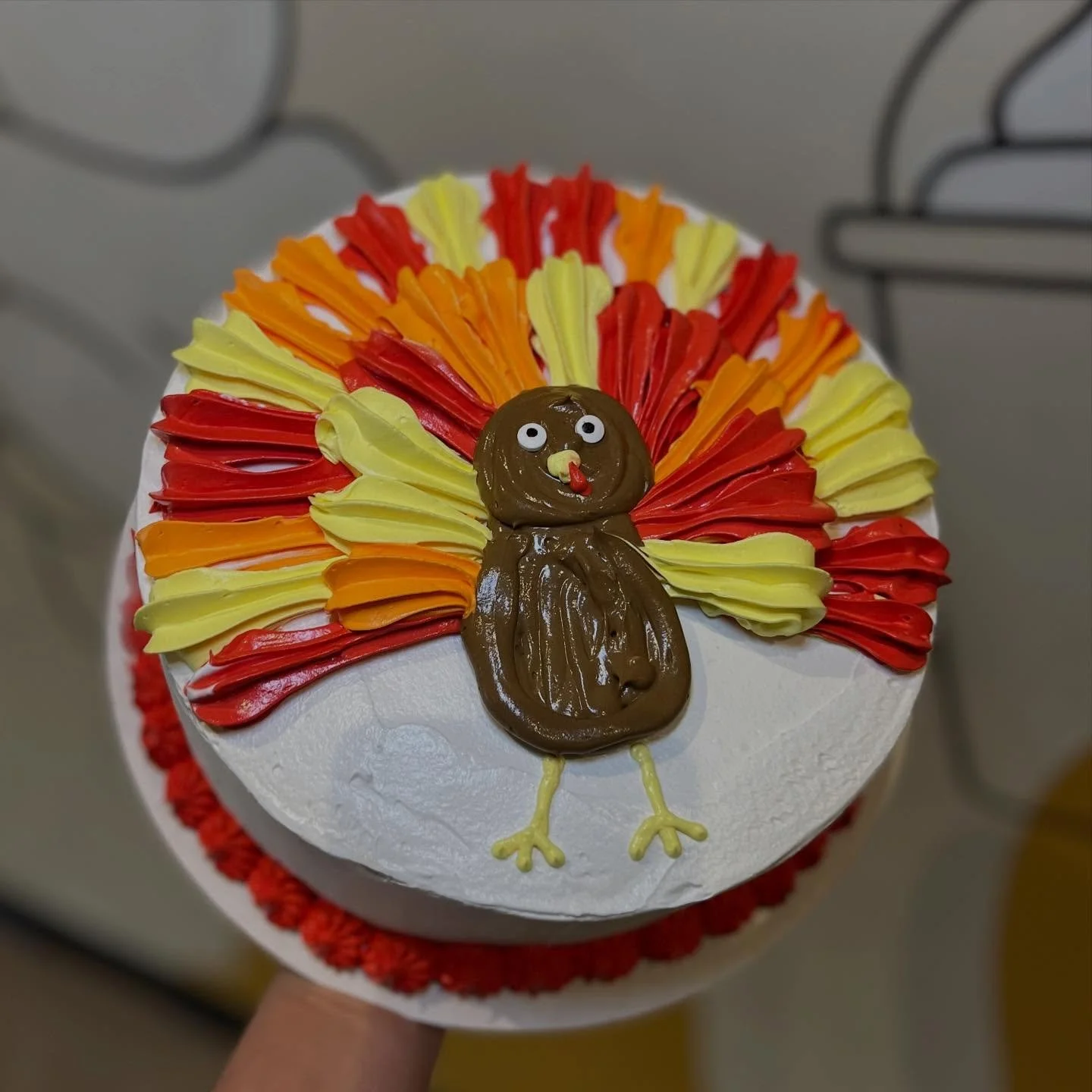 Thanksgiving ICE CREAM CAKES! We&rsquo;ve got our freezer stocked but you may wanna pre-order! Last day to order in time for Thanksgiving is Sunday, Nov 23. 
⠀⠀⠀⠀⠀⠀⠀⠀⠀⠀⠀⠀⠀⠀⠀⠀⠀⠀
Please note we will be closed on Thanksgiving Day. Last day for pick up w