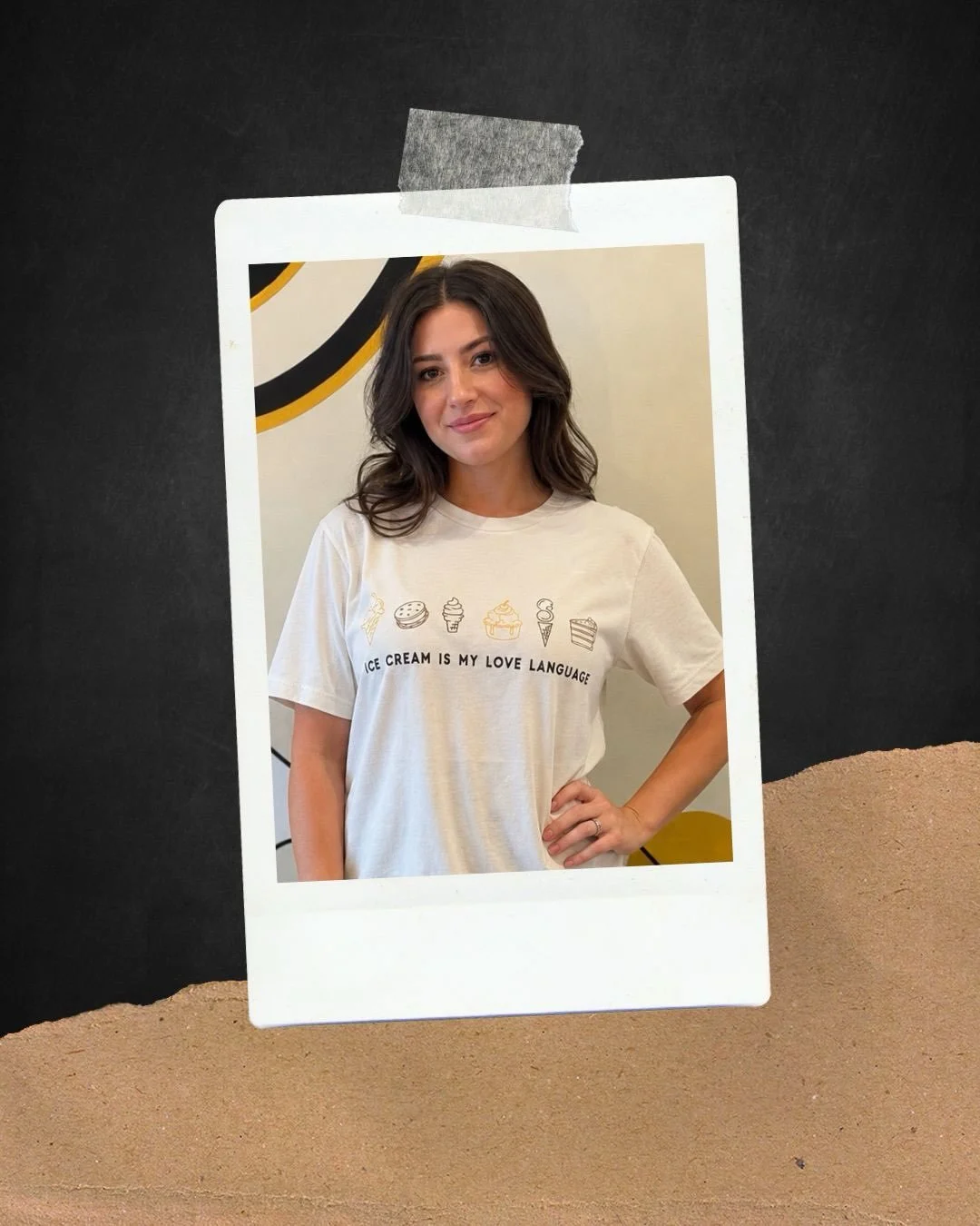 🍦💗 ICE CREAM IS MY LOVE LANGUAGE 💗🍦
⠀⠀⠀⠀⠀⠀⠀⠀⠀⠀⠀⠀⠀⠀⠀⠀⠀⠀ 
And now you can wear it! 
⠀⠀⠀⠀⠀⠀⠀⠀⠀⠀⠀⠀⠀⠀⠀⠀⠀⠀ 
New Scoop Station tees just dropped &mdash; and yes, you need one. Come scoop up your favorite flavor AND your new favorite tee! 🍦👕💕 
⠀⠀⠀⠀⠀⠀⠀
