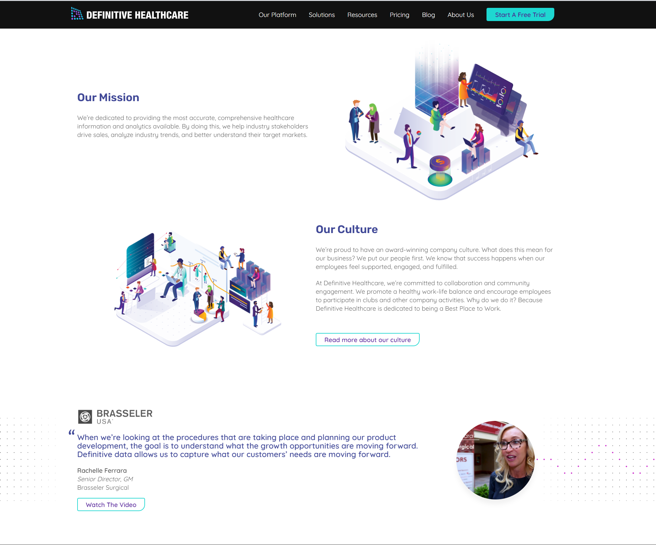 Our Mission and Culture - Page Section