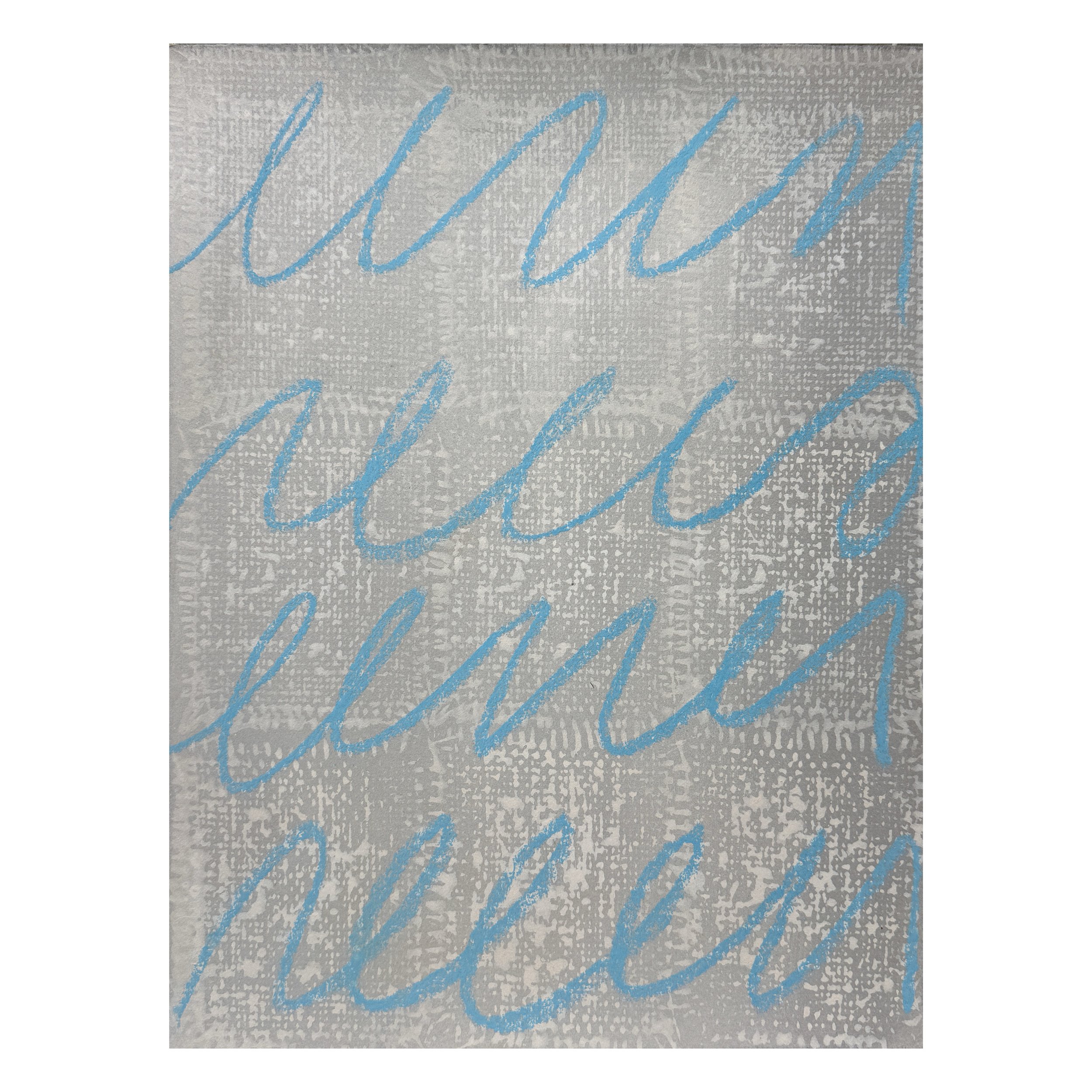 Grey & Cerulean Study