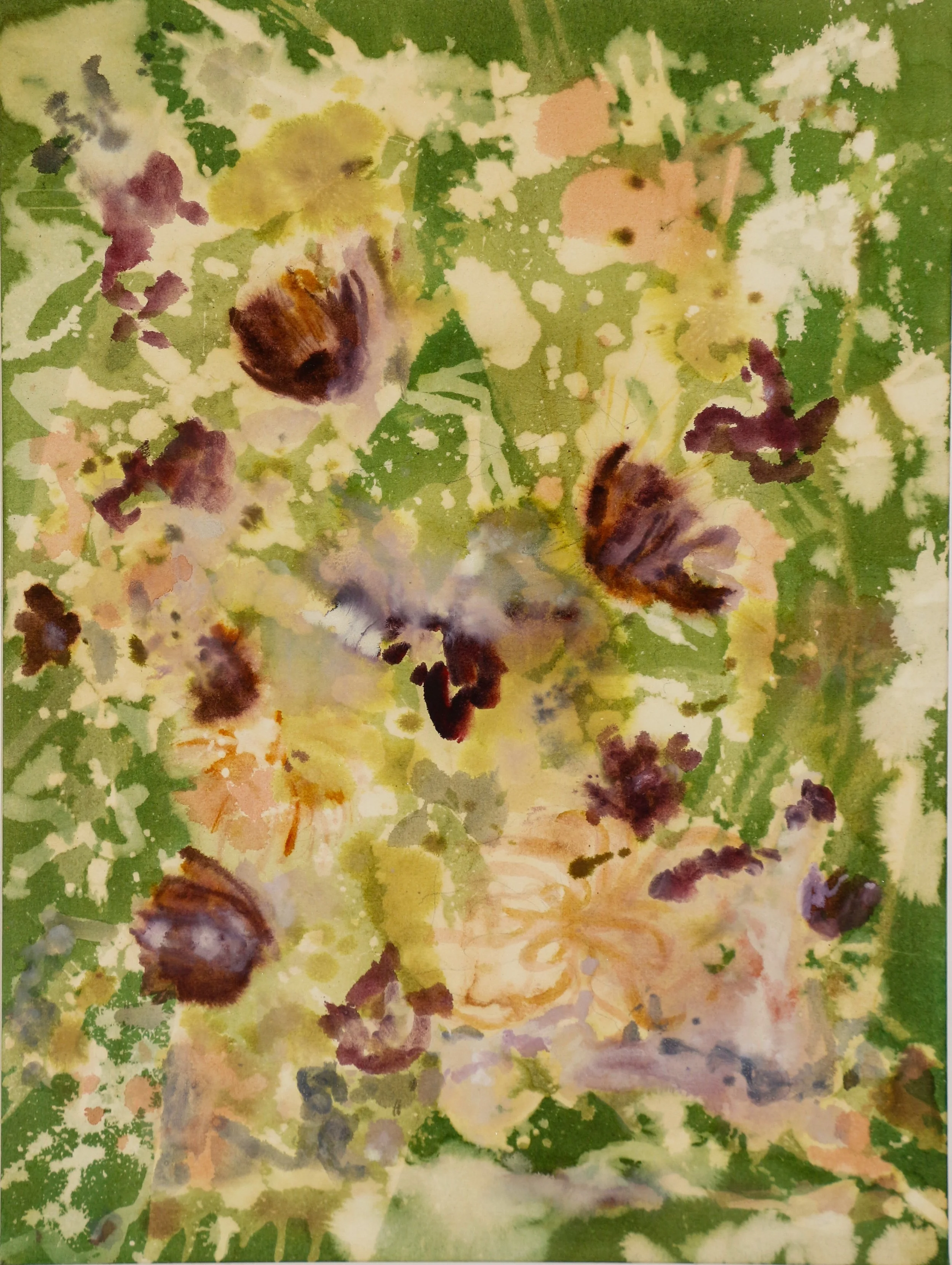 May Tulips & Anemones 2026 40 x 30 Mixed Media on Raw Canvas