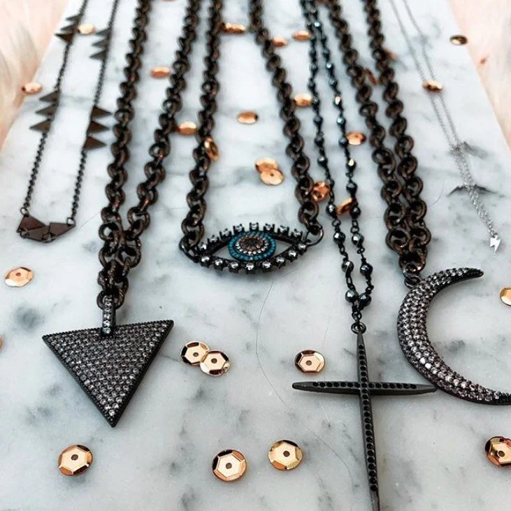 Gunmetal chains